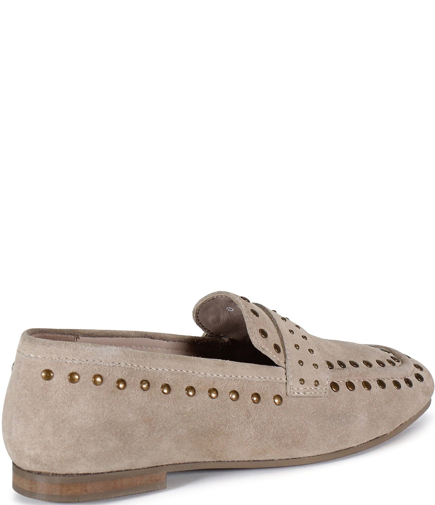 Diba True Can Yon Studded Suede Square Toe Loafers