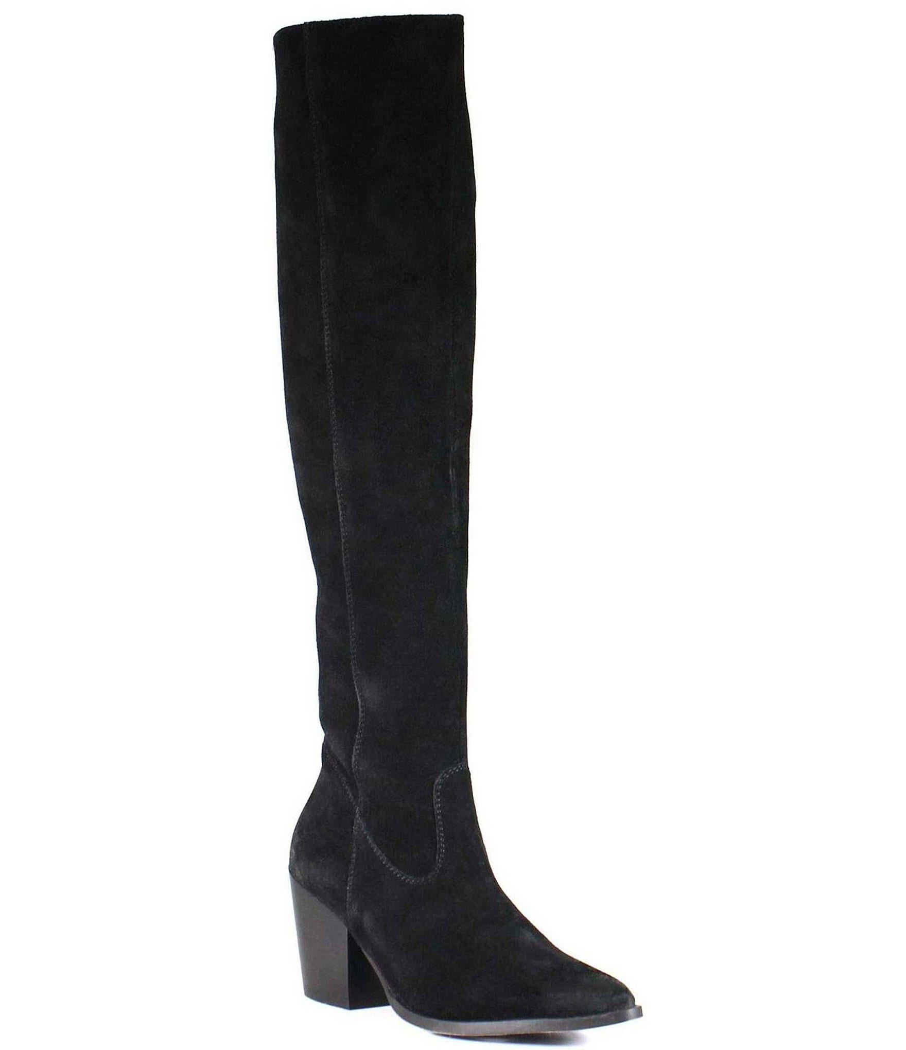 Diba True Cinna Full Suede Over-the-Knee Western Boots | Dillard's