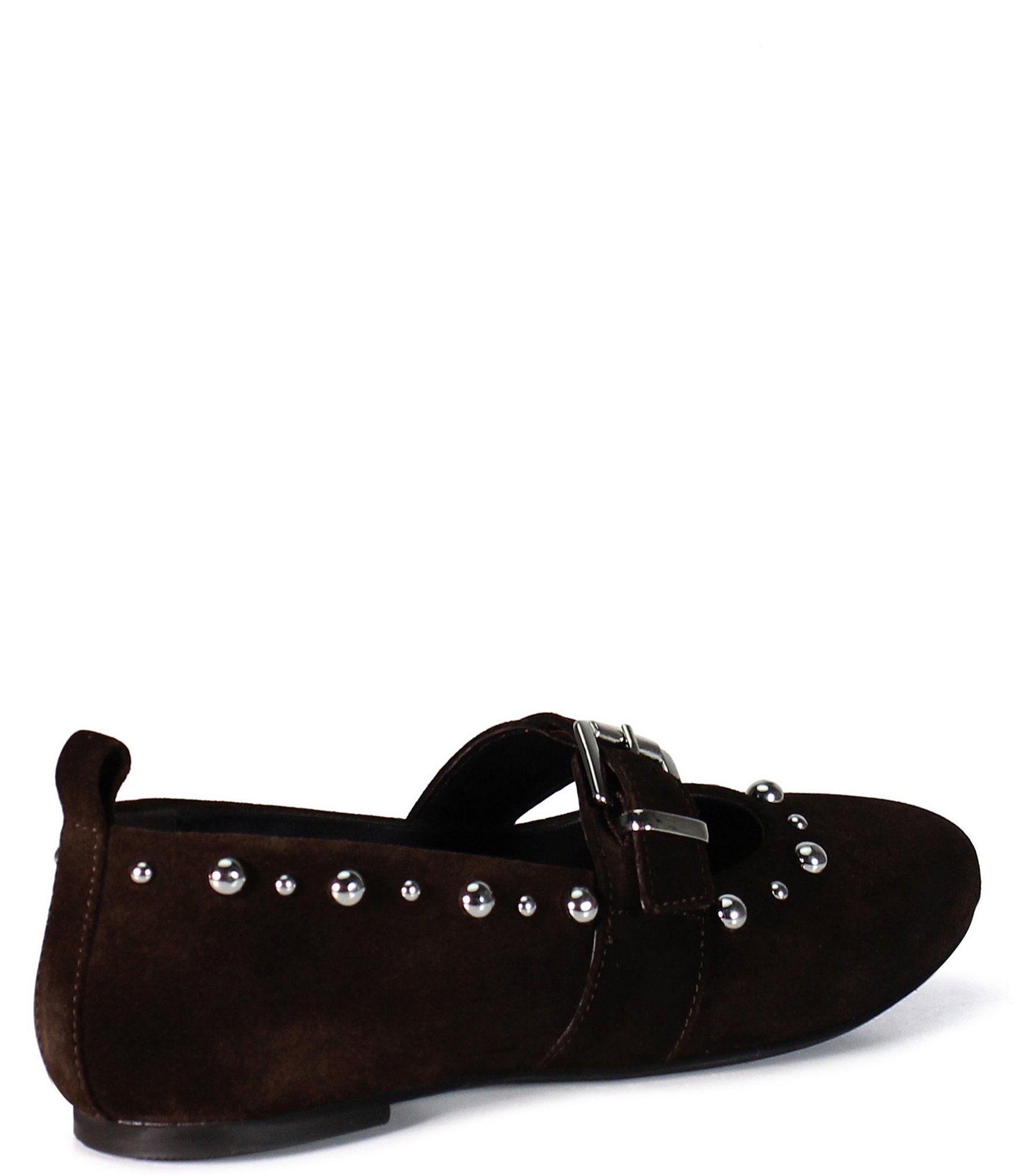 Diba True Exec Utive Suede Studded Mary Jane Ballet Flats