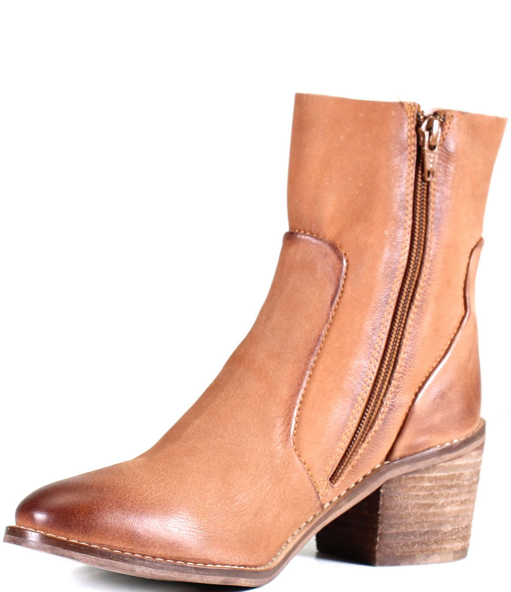 Diba True Majes Tic Leather Western Booties