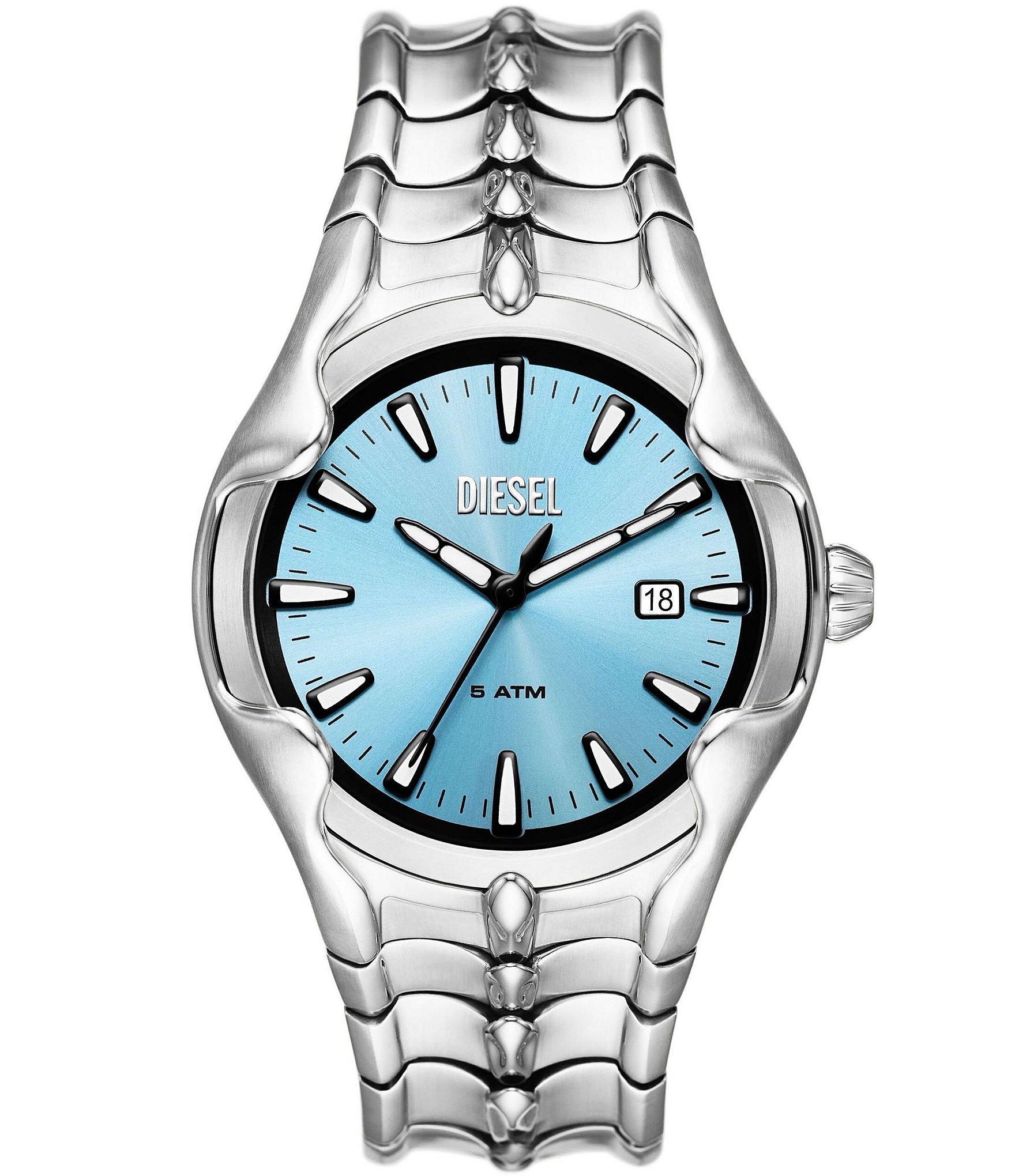 Diesel MS9 Chronograph Quartz Black Leather Men's Watch DZ4516 – Watches of  America