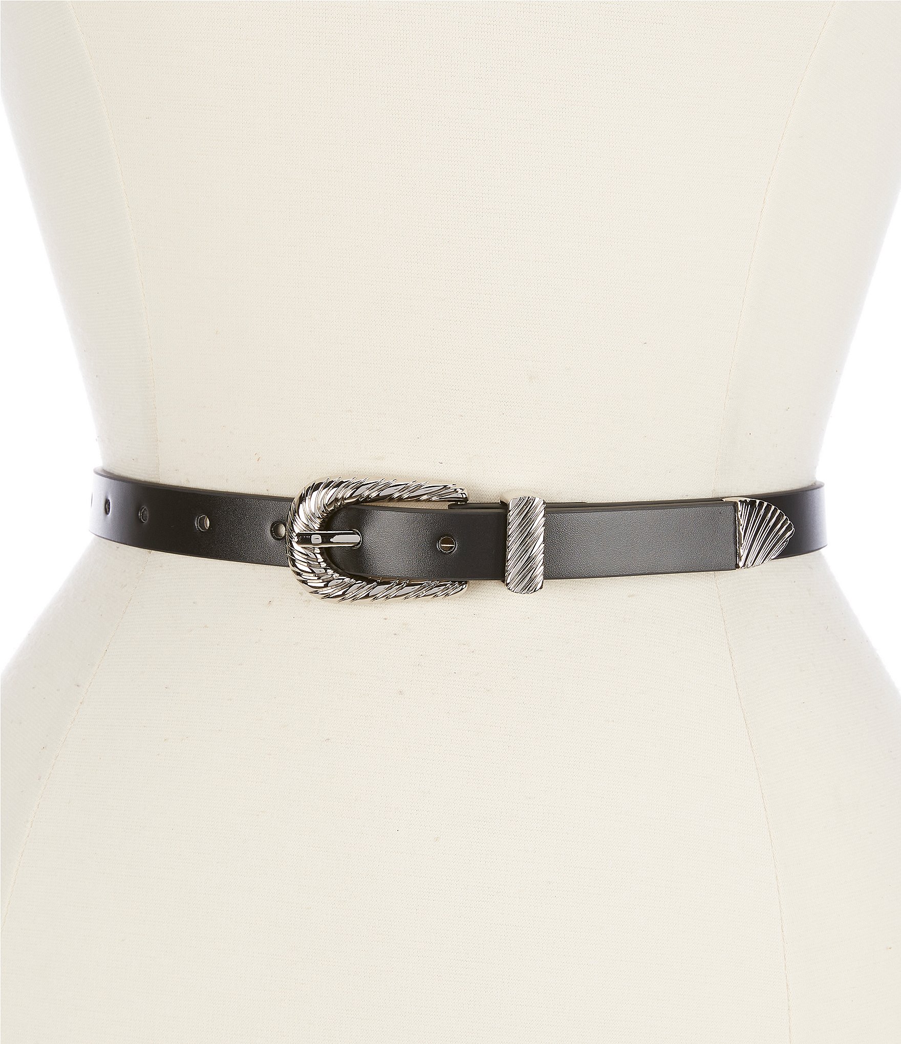 Dillard's 0.75#double; Textured Belt