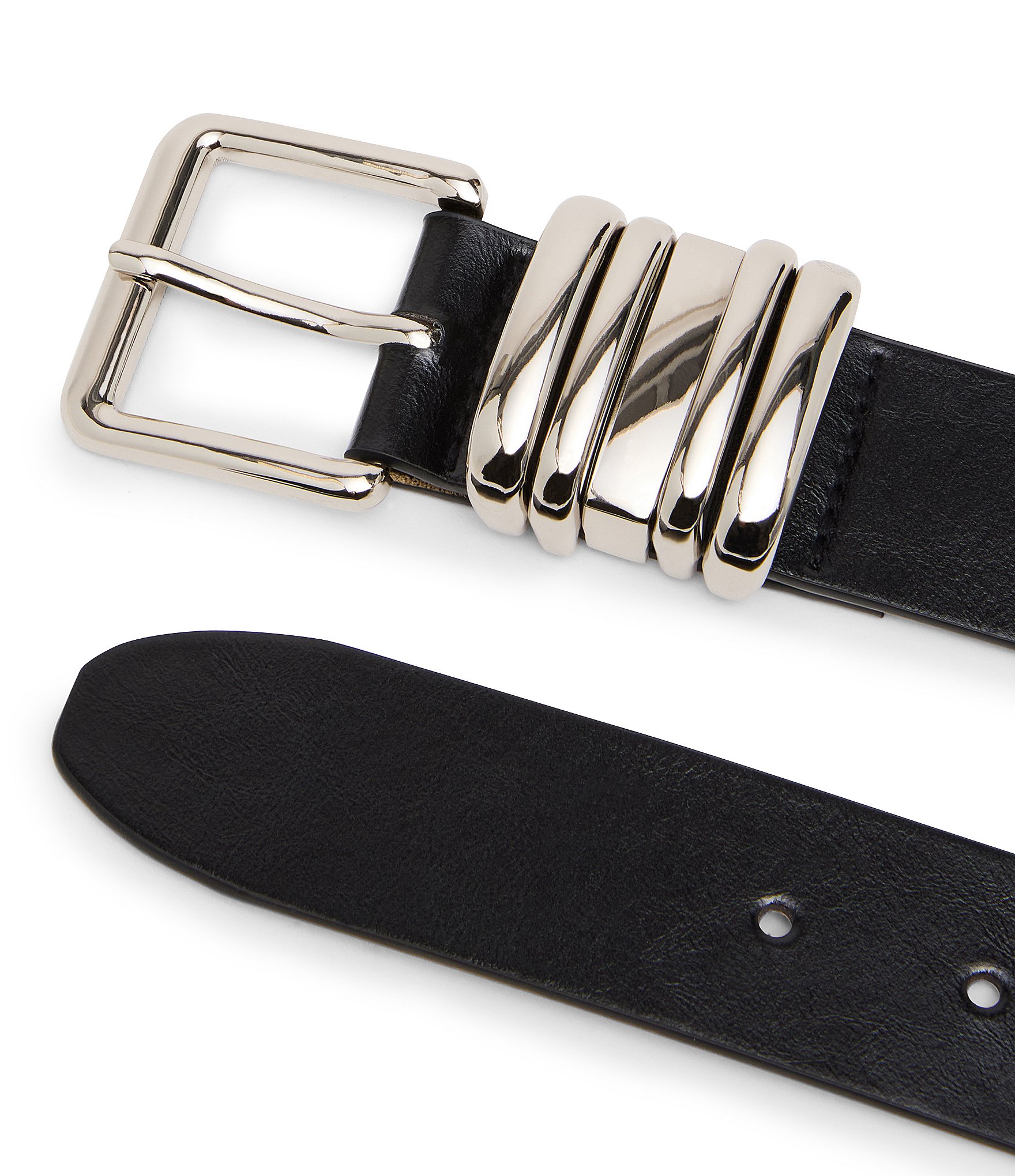 Dillard's 1.41#double; Multi Keeper Glazed & Smooth Belt