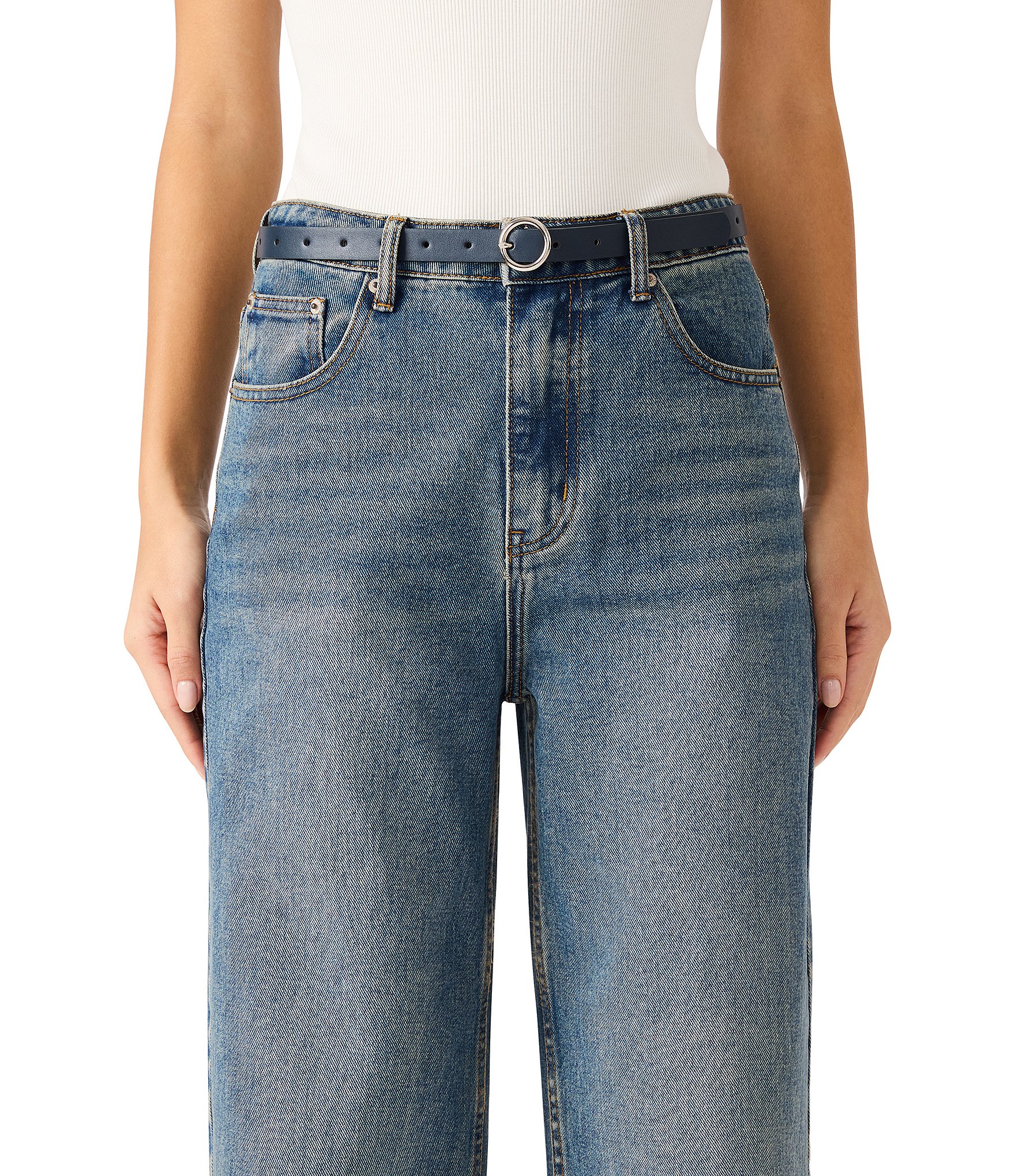 Dillard's Americana 3-For-1 Belt Set