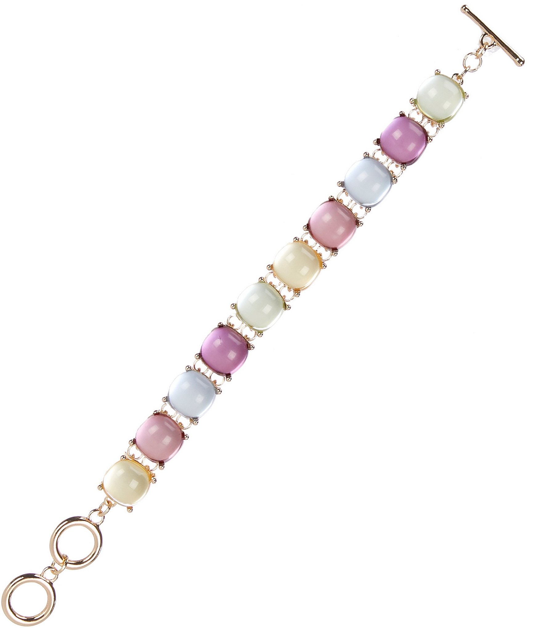 Dillard's Cabochon Links Line Bracelet