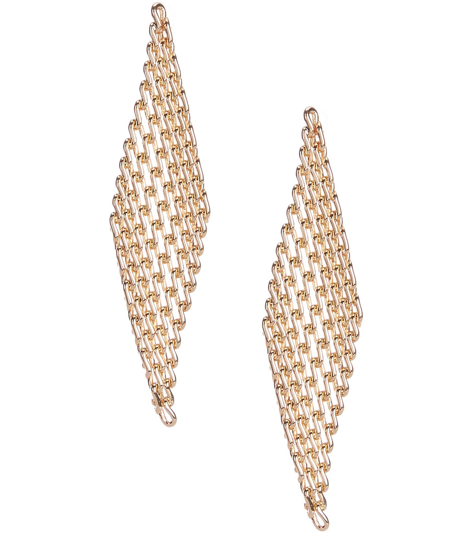 Dillard's Mesh Chain Kite Drop Earrings