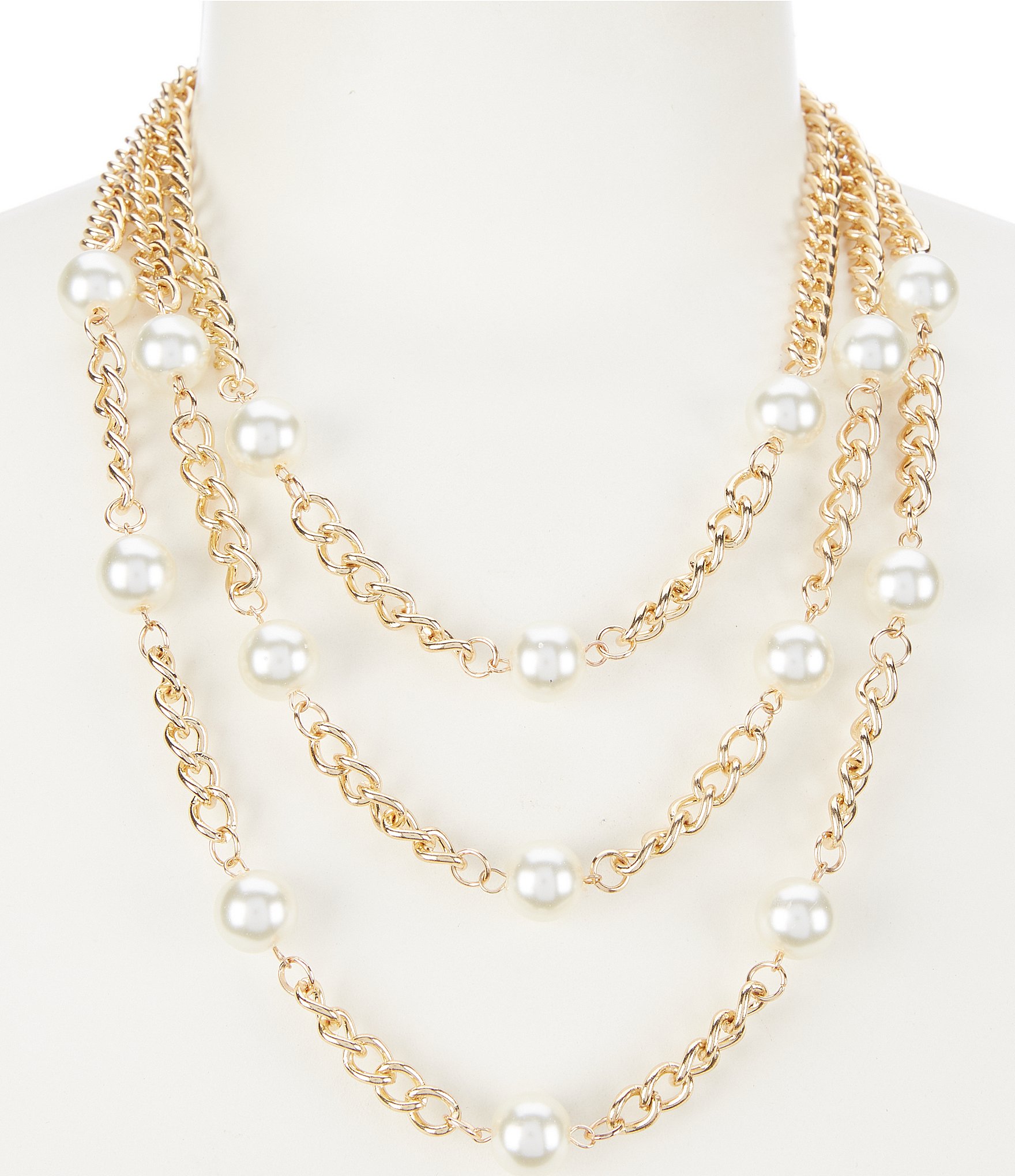 Dillards pearl clearance necklace