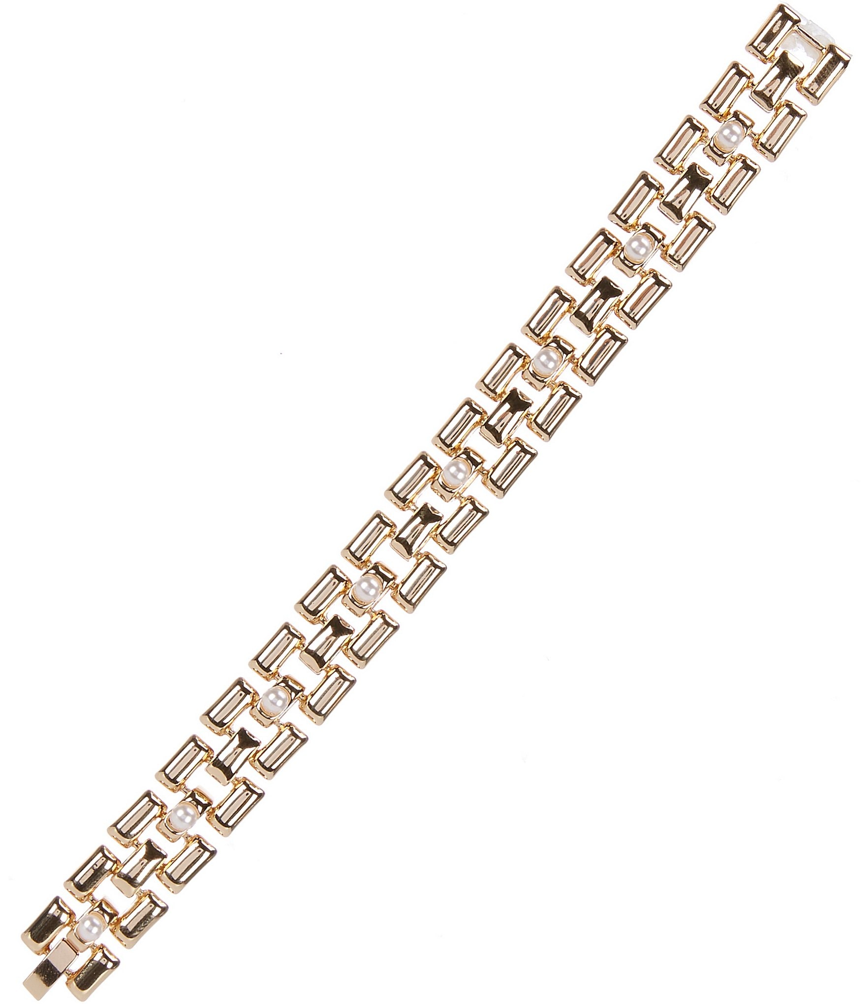 Dillard's Pearl Weave Line Bracelet