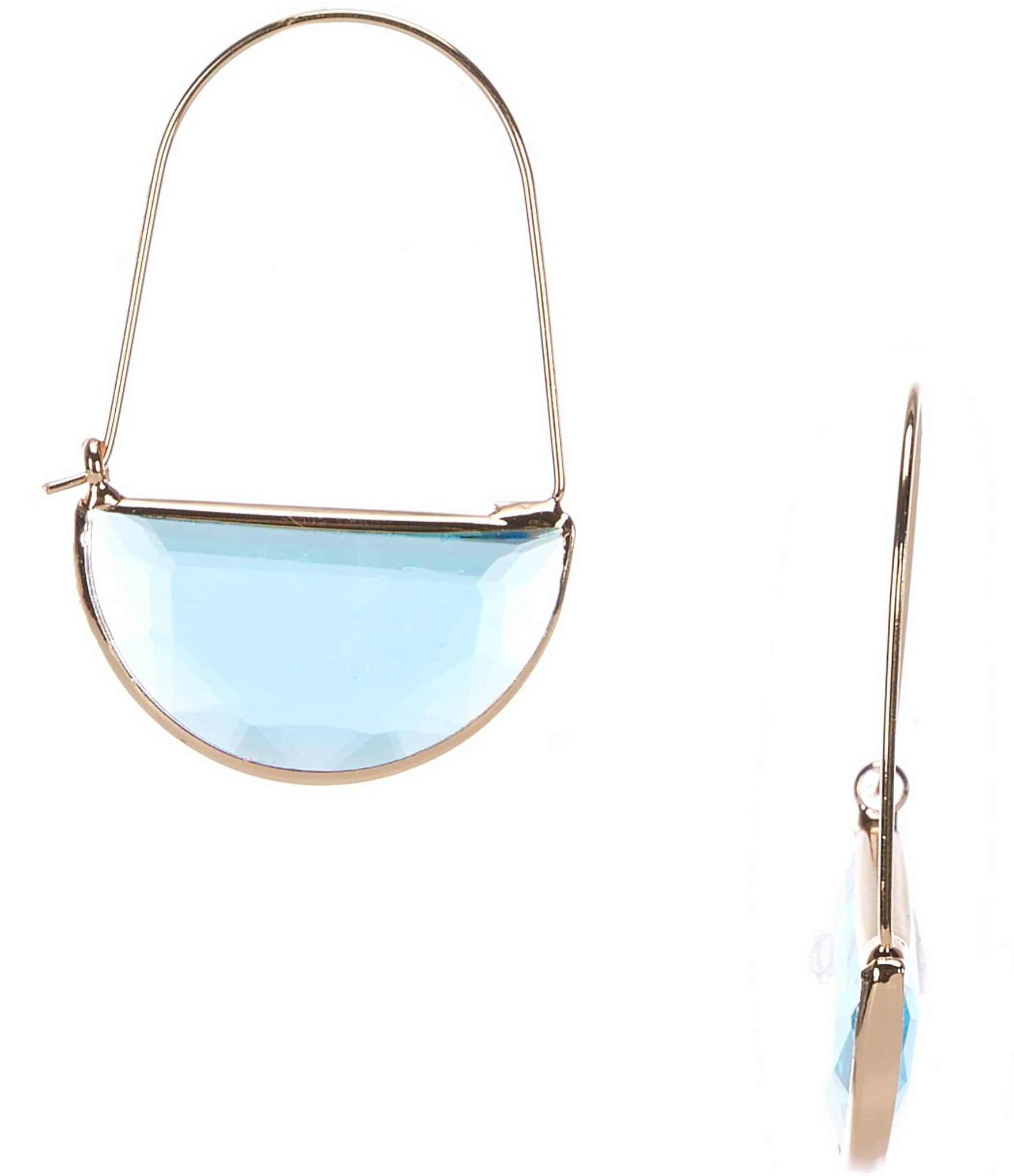 Dillard's Scallop Wire Drop Earrings