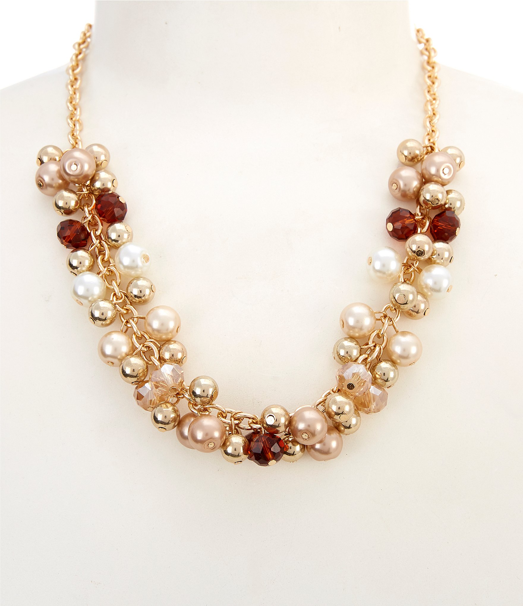 Dillard's Shaky Beads Statement Necklace