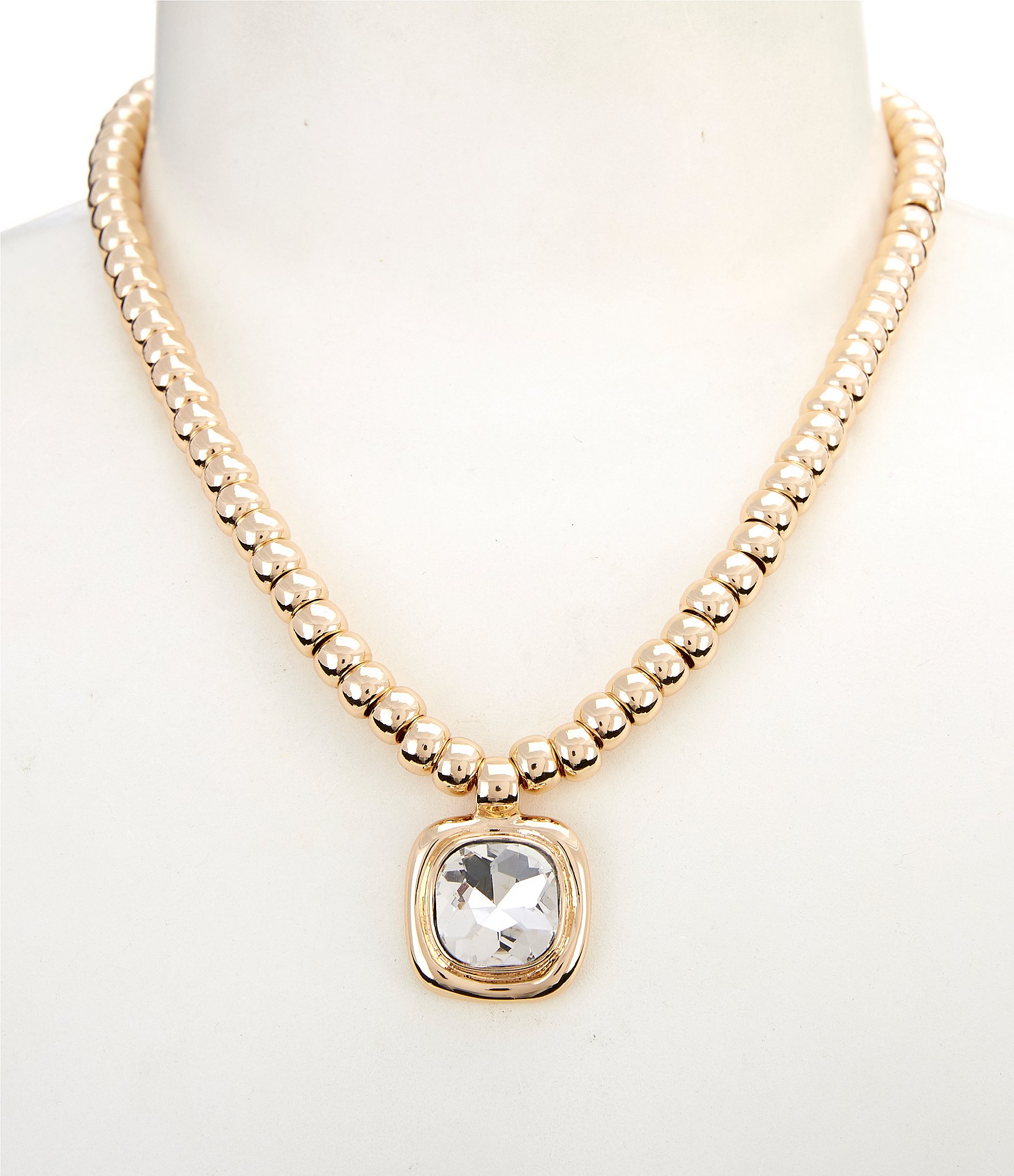 Dillard's Stone Short Pendant Necklace