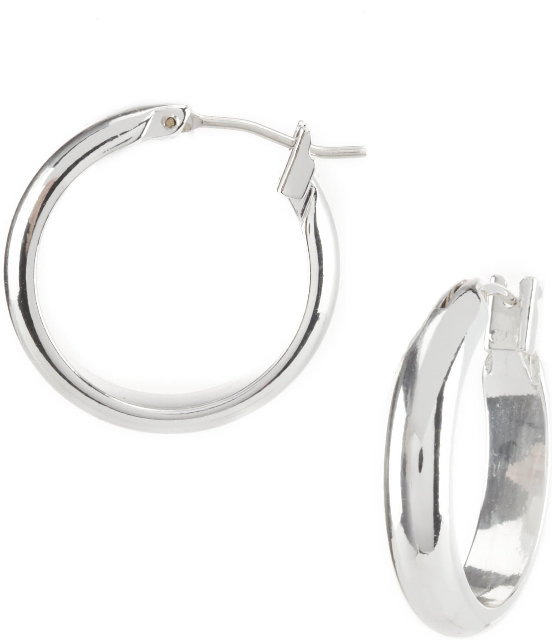 Dillard's Tailored Small Hoop Sensitive Earrings