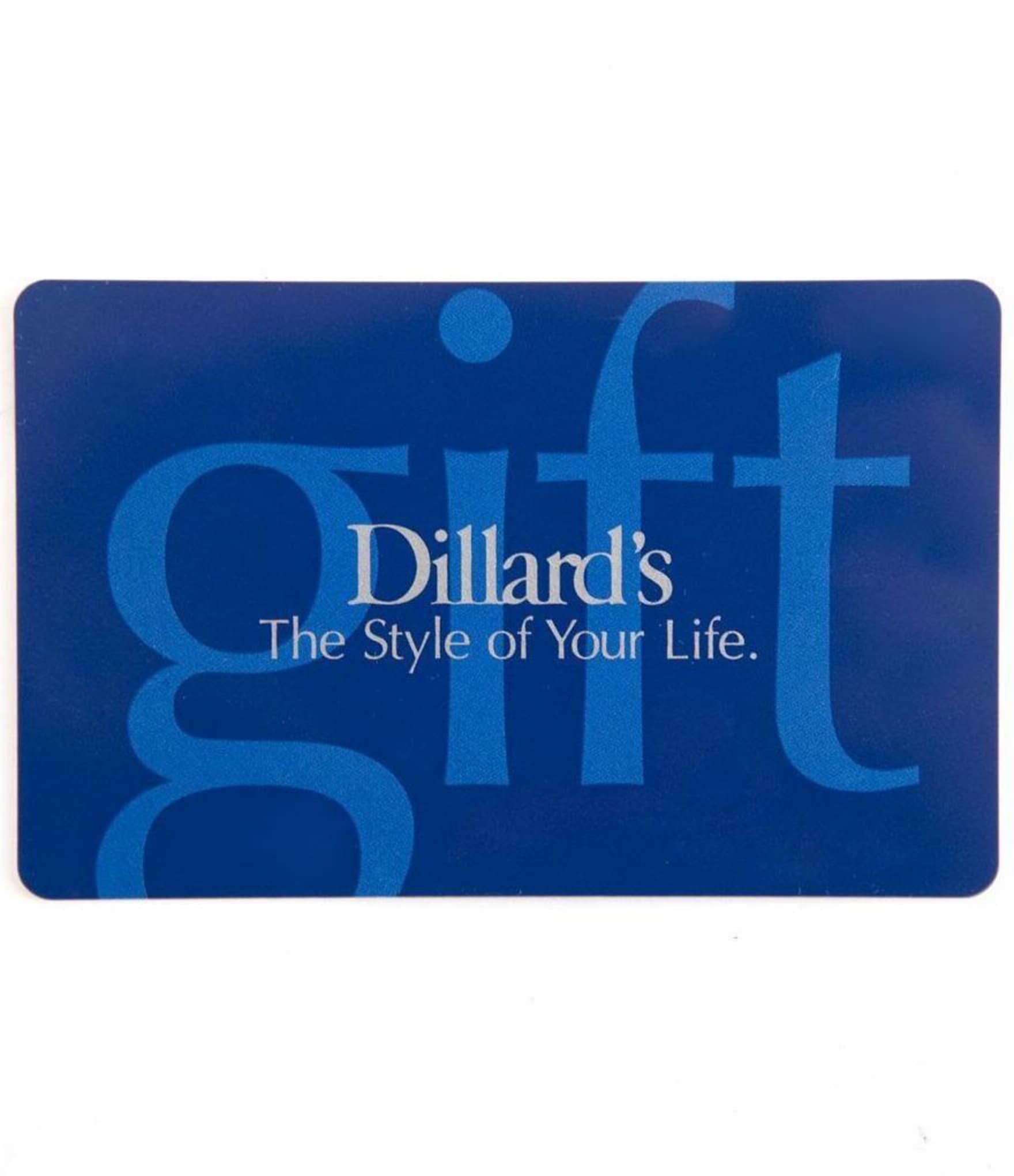 Dillards discount gift card on sale