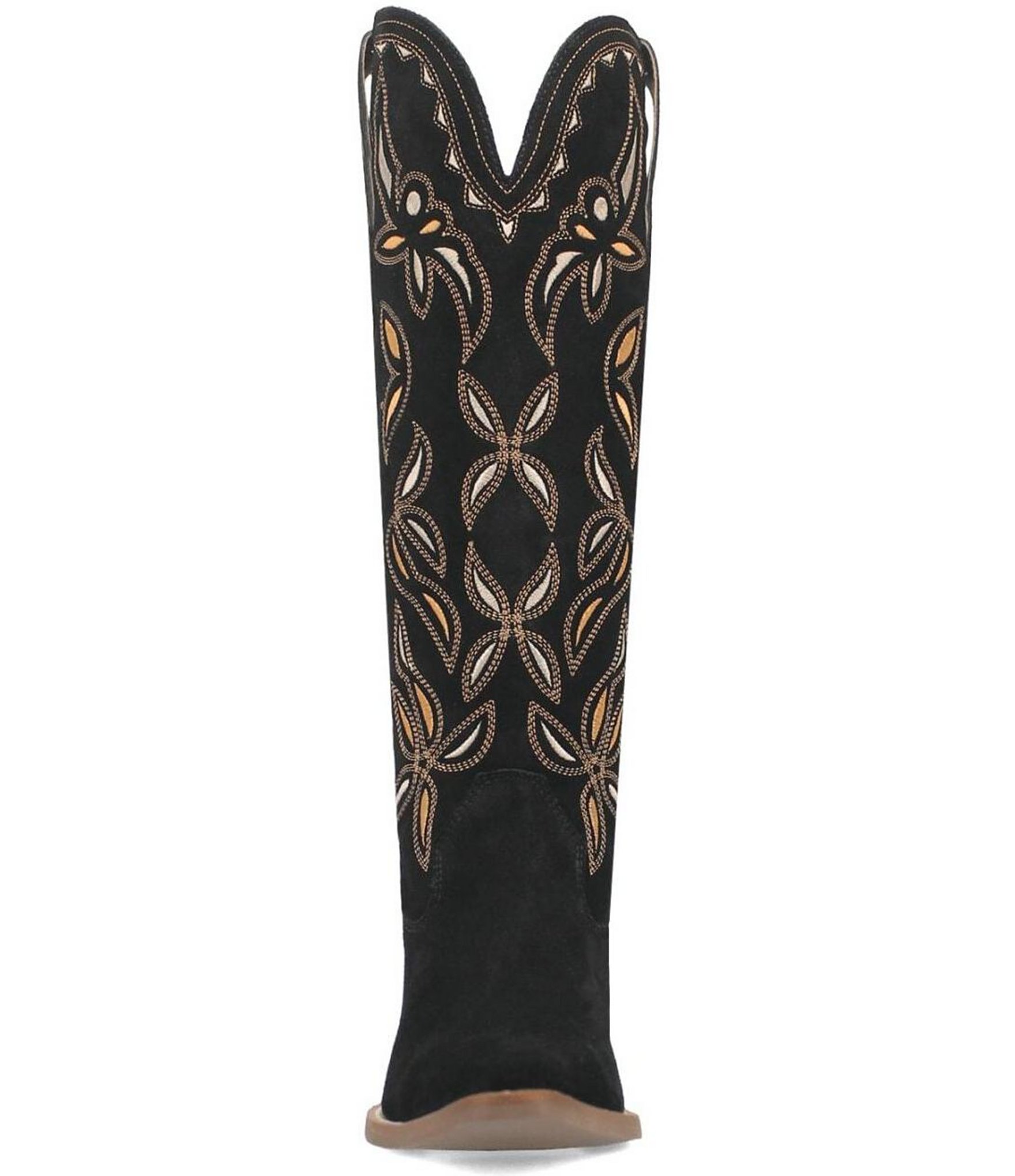 Dingo Bandelera Suede Laser Cut Western Boots