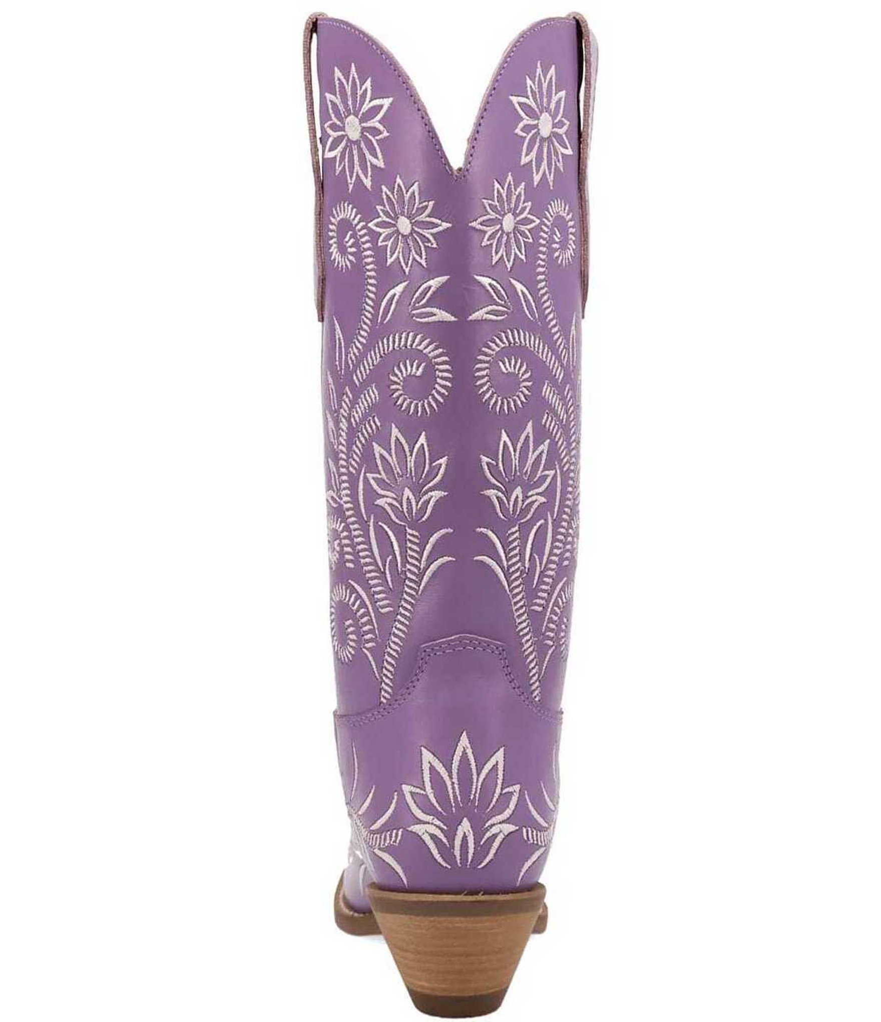 Dingo Buttercup Floral Embroidered Leather Tall Western Boots