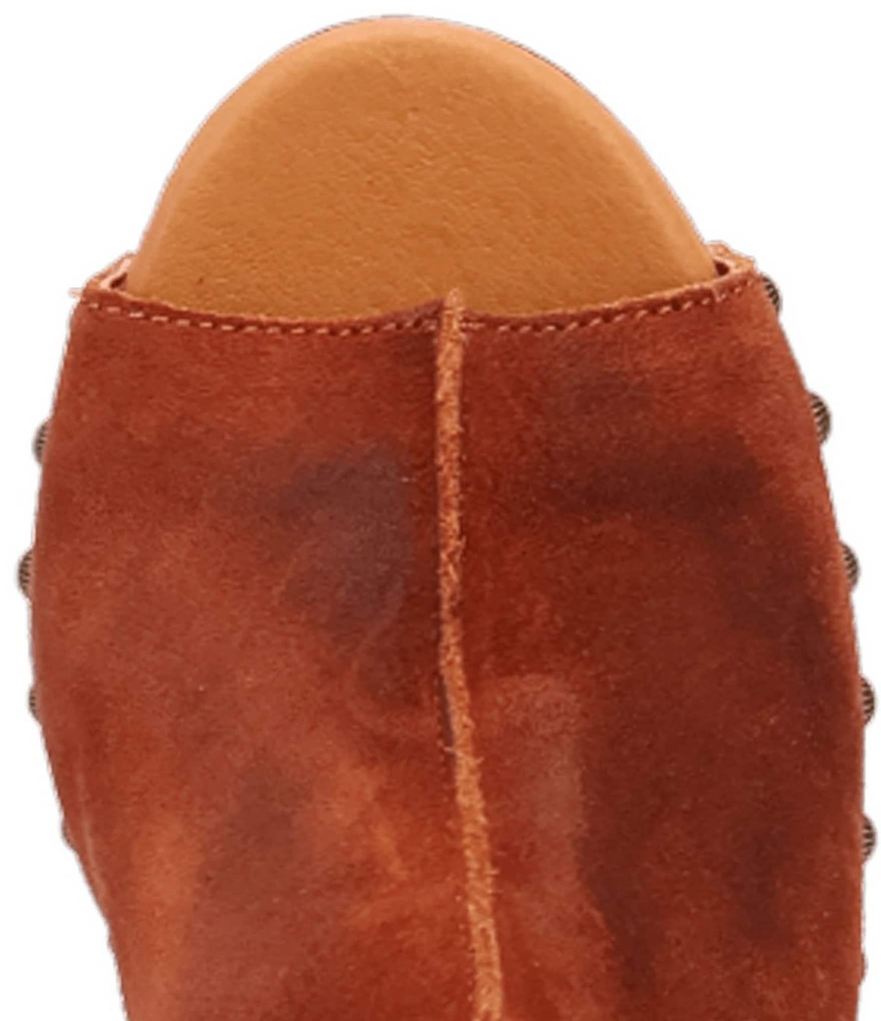 Dingo Echo Suede Studded Platform Slide Sandals