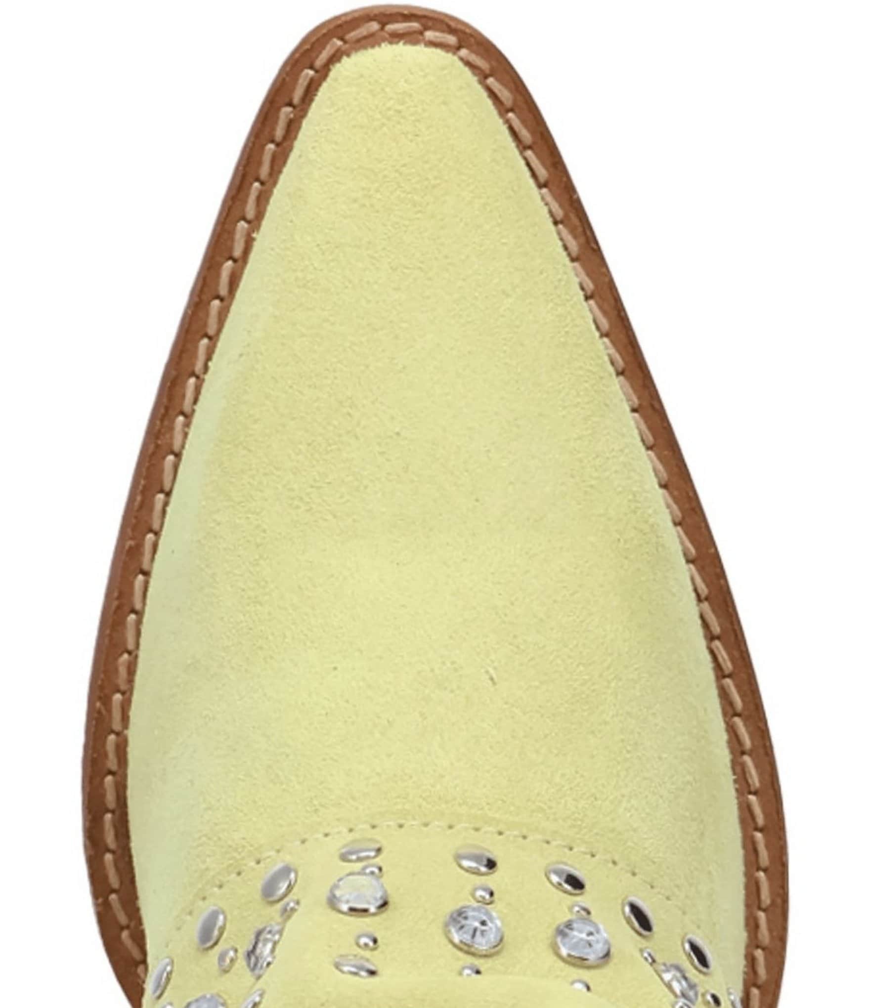 Dingo Howdy Honey Suede Rhinestone Cuff Western Boots