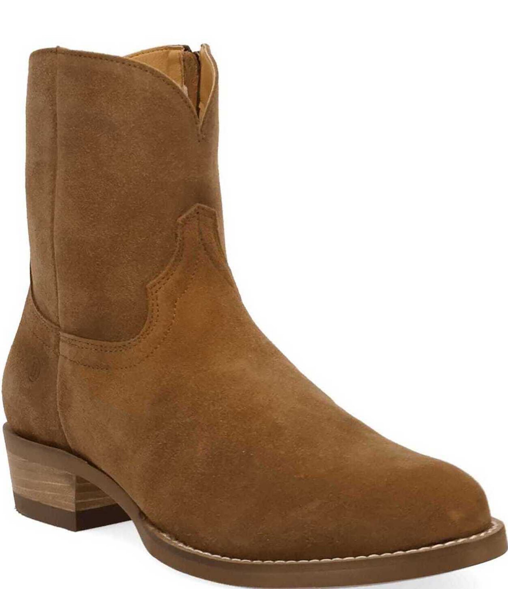Dingo Men's Night Shift Suede Western Zip Ankle Boots