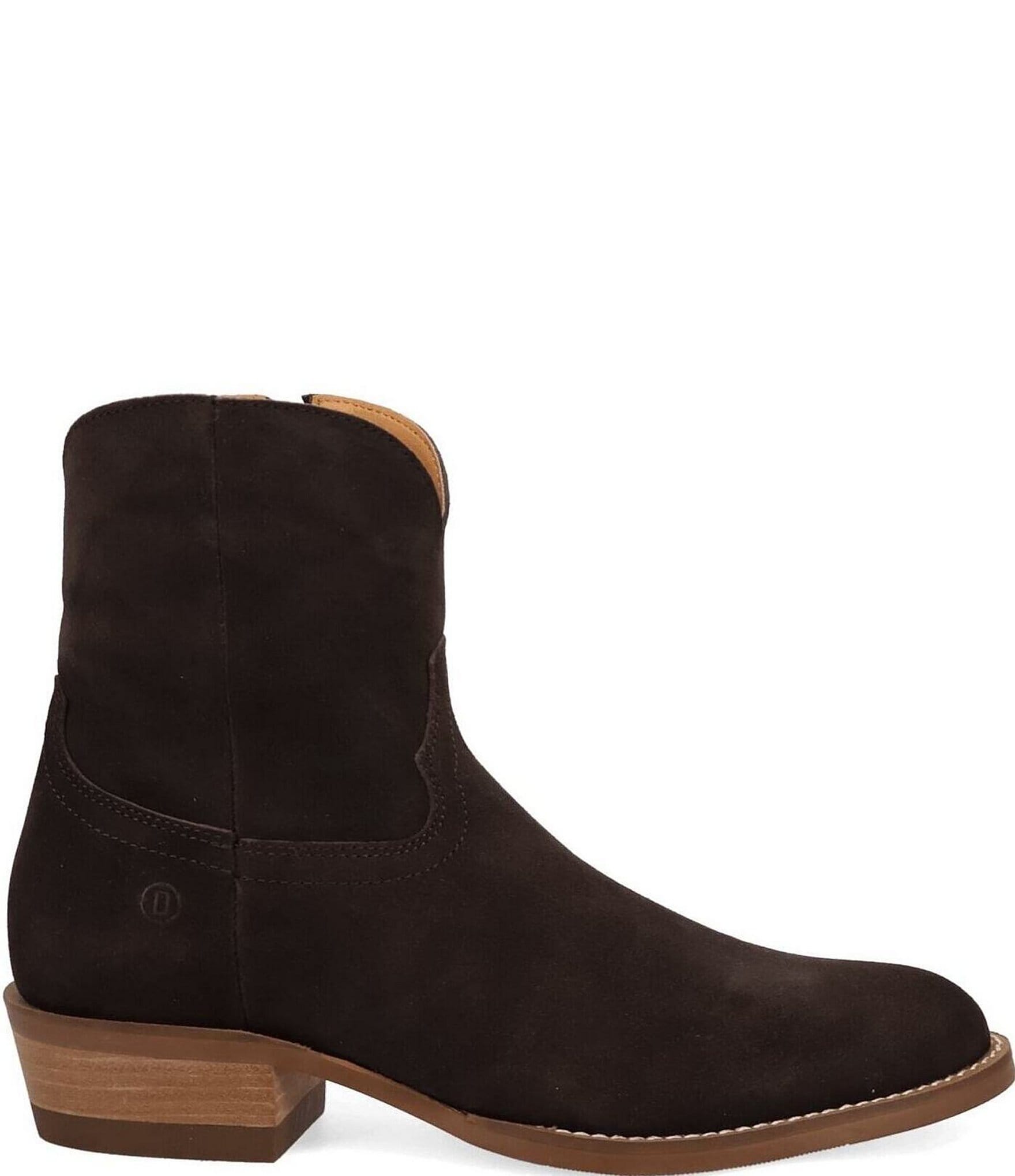 Dingo Men's Night Shift Suede Western Zip Ankle Boots