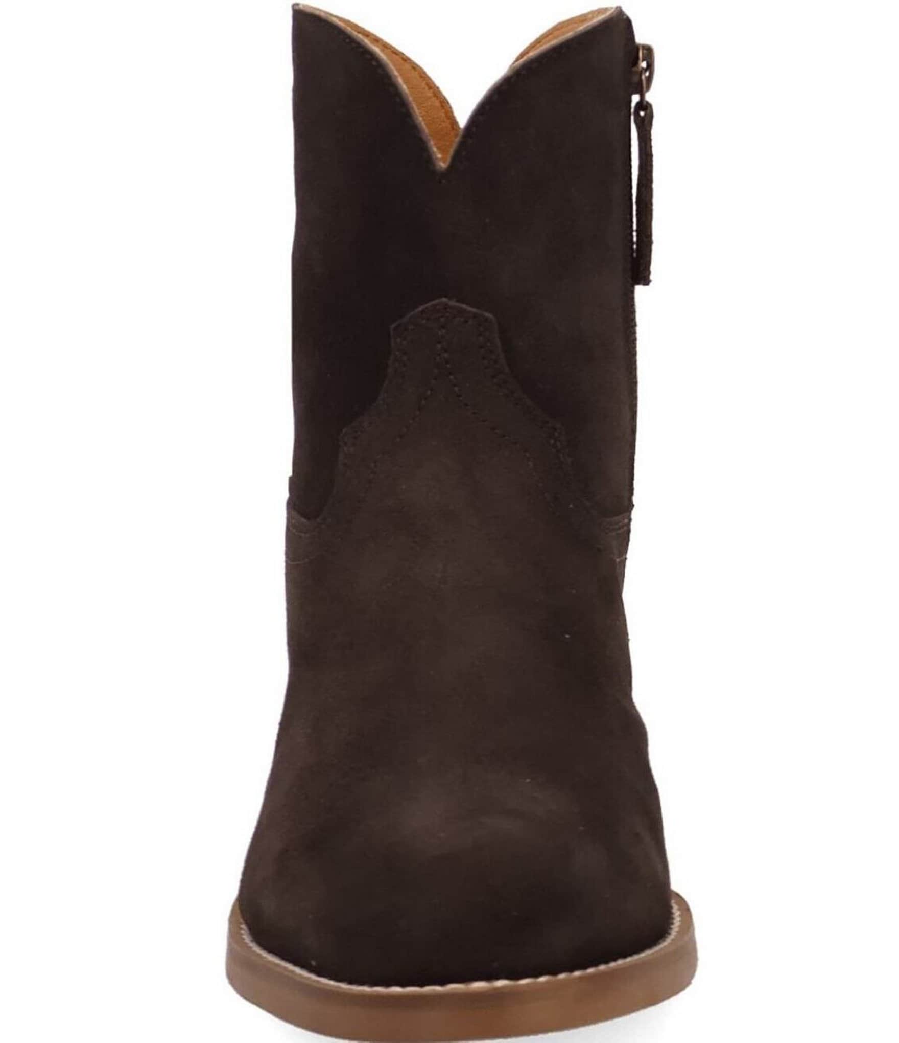 Dingo Men's Night Shift Suede Western Zip Ankle Boots