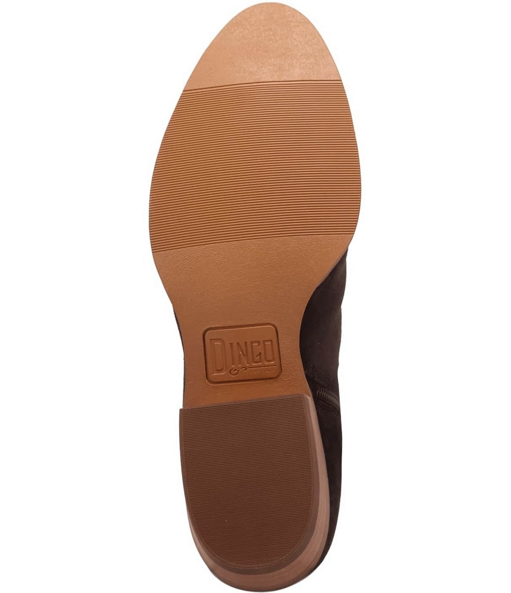 Dingo Men's Night Shift Suede Western Zip Ankle Boots