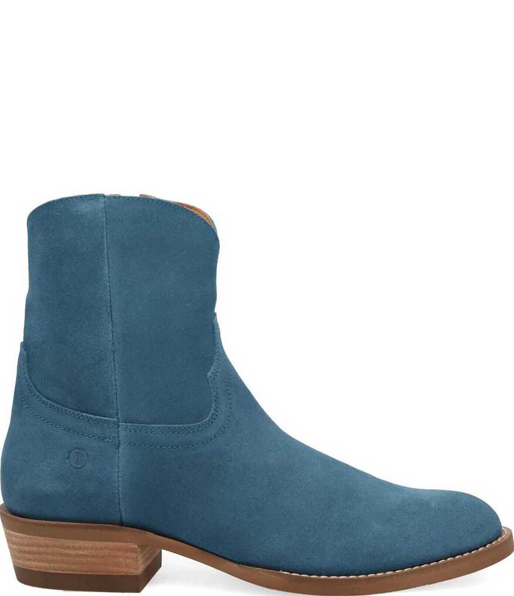 Dingo Men's Night Shift Suede Western Zip Ankle Boots