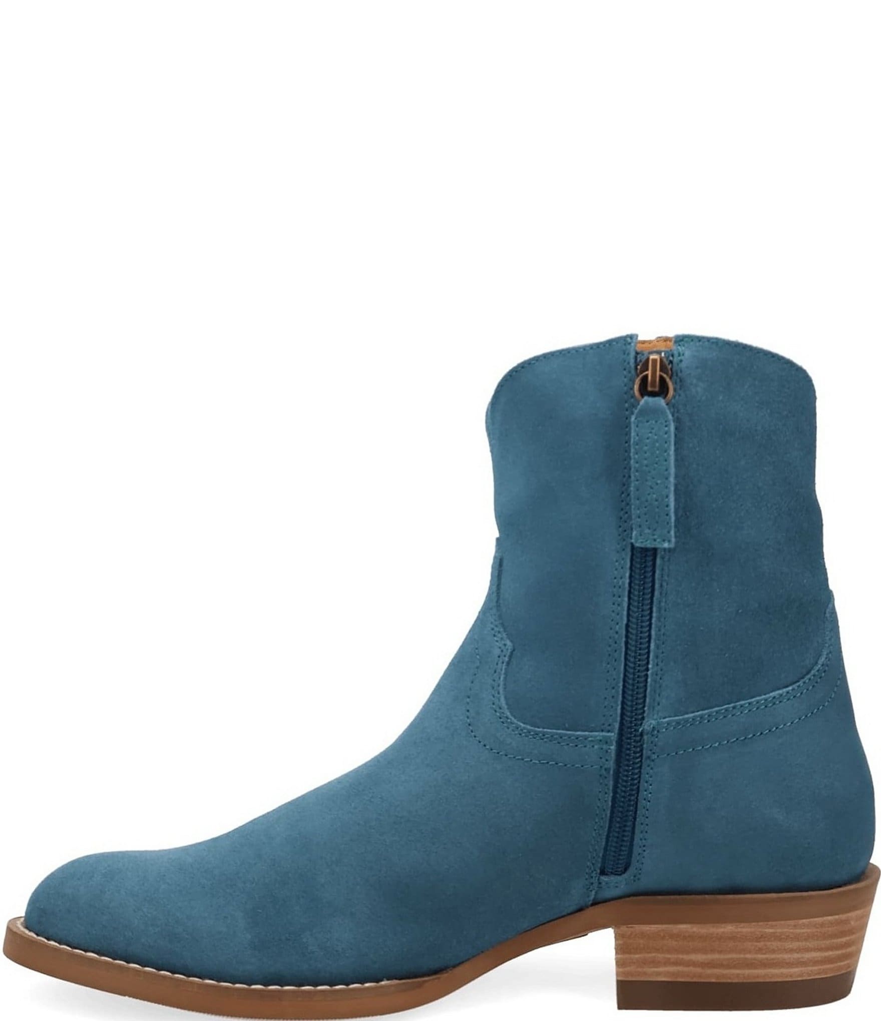 Dingo Men's Night Shift Suede Western Zip Ankle Boots