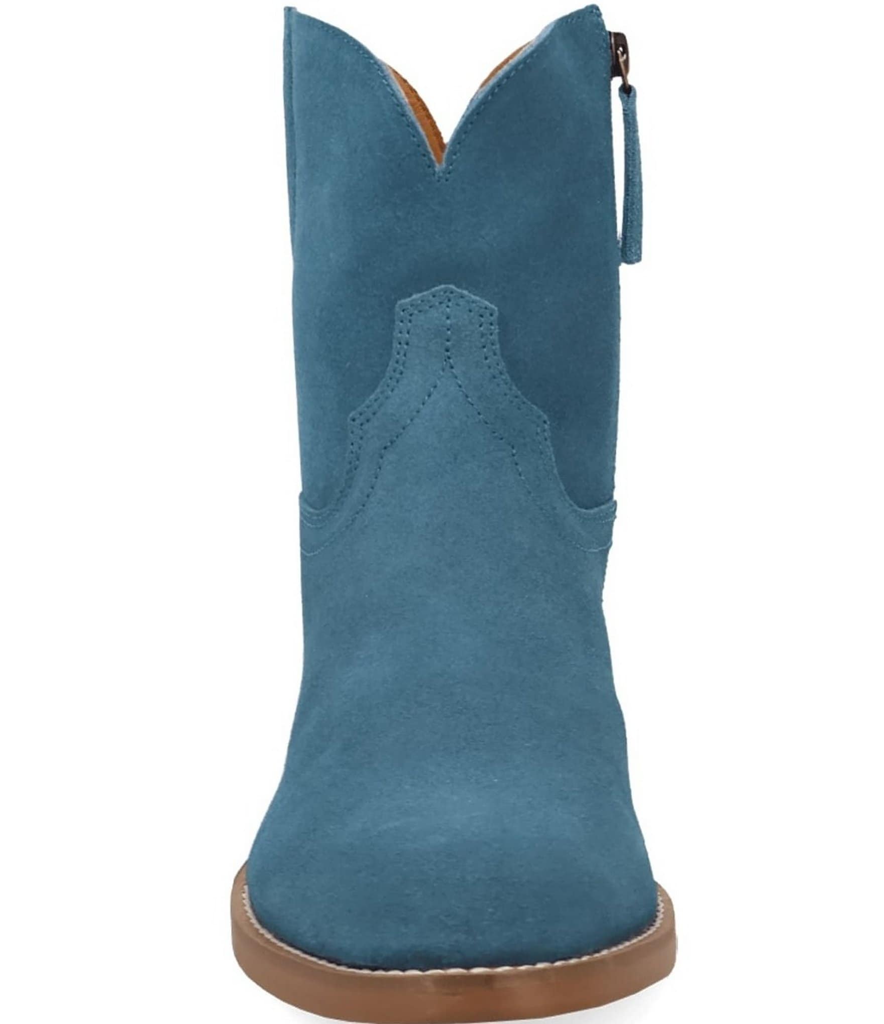 Dingo Men's Night Shift Suede Western Zip Ankle Boots