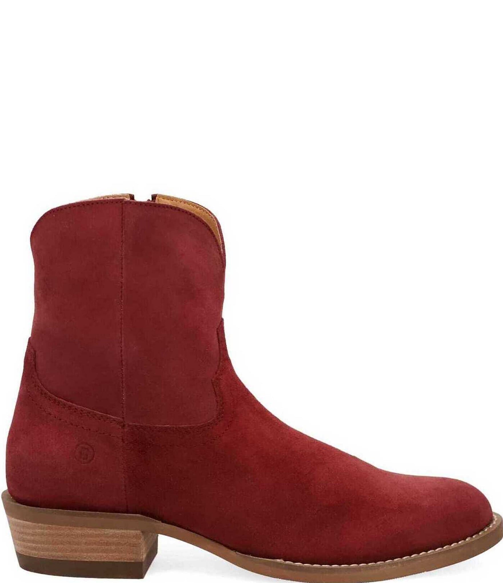 Dingo Men's Night Shift Suede Western Zip Ankle Boots