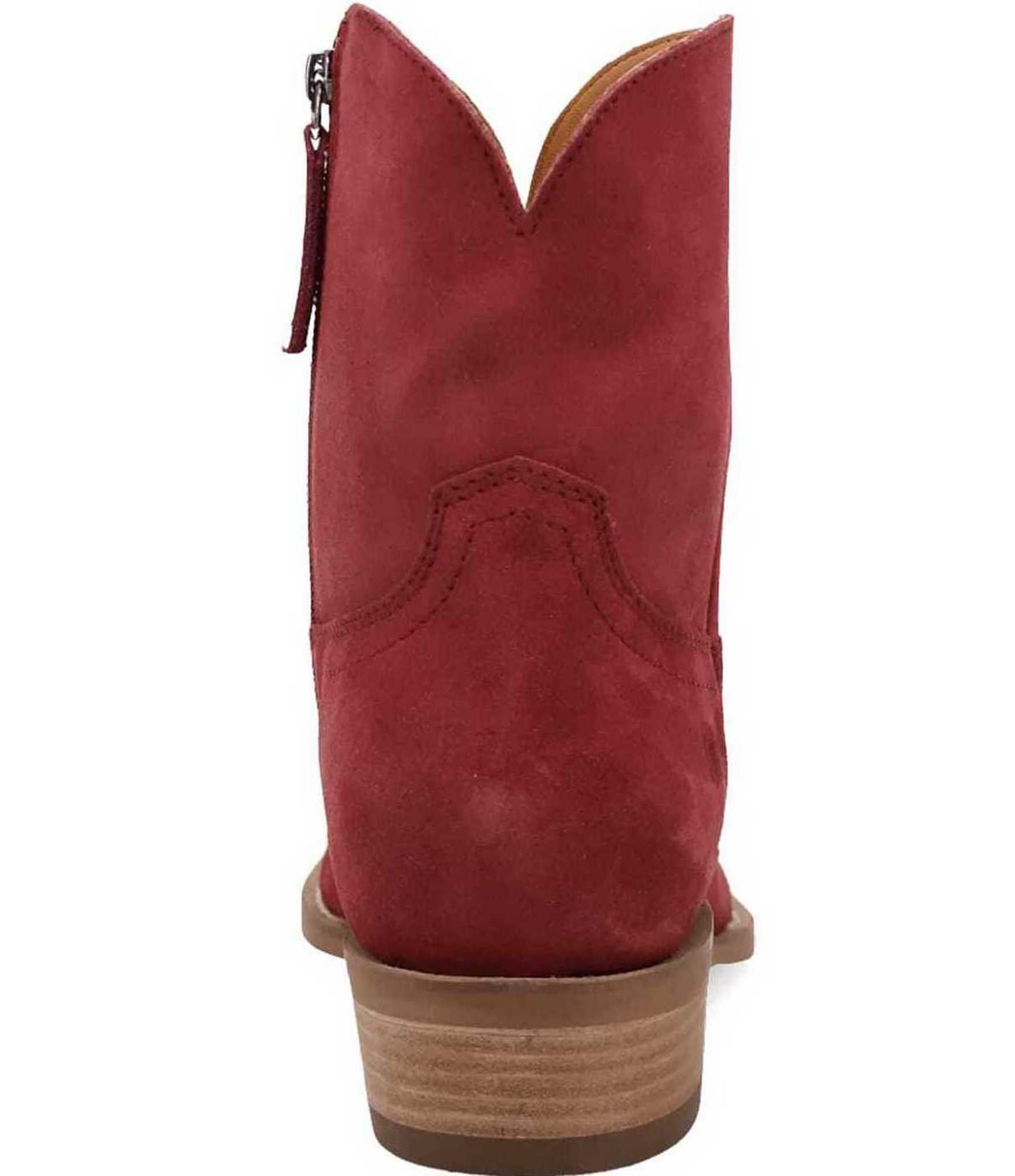 Dingo Men's Night Shift Suede Western Zip Ankle Boots