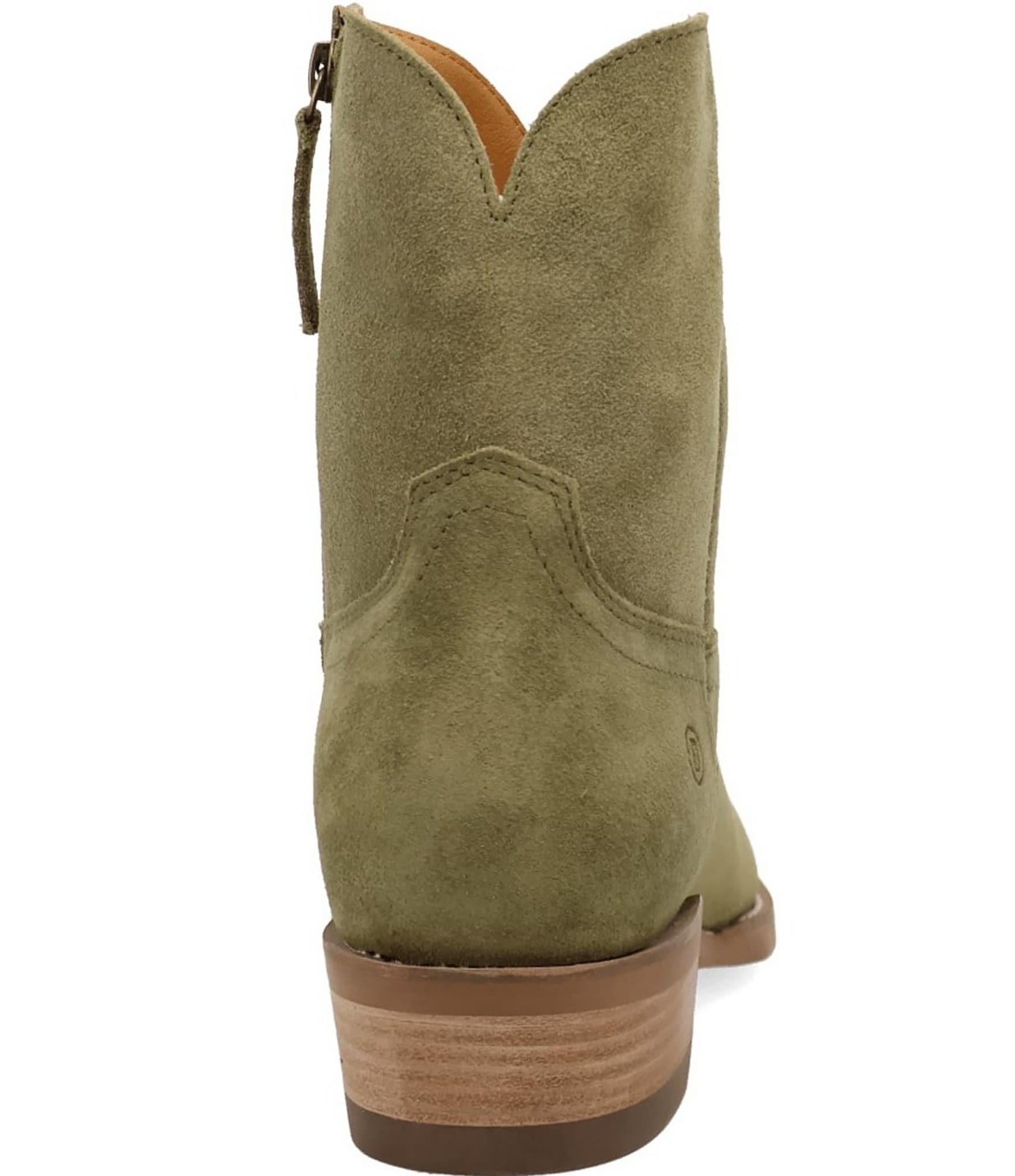 Dingo Men's Night Shift Suede Western Zip Ankle Boots