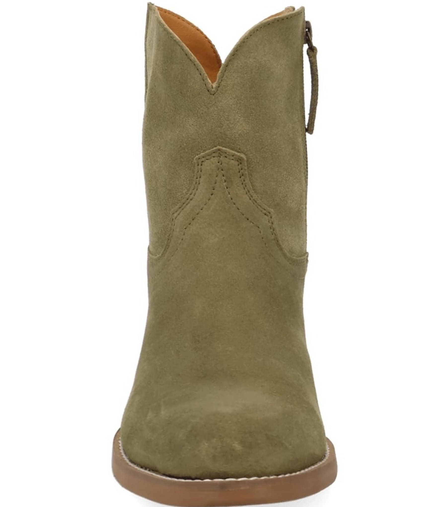 Dingo Men's Night Shift Suede Western Zip Ankle Boots