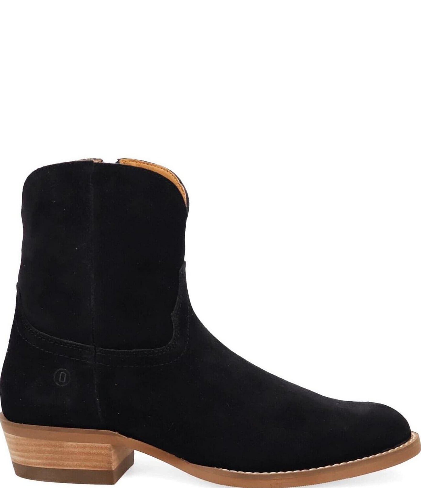 Dingo Men's Night Shift Suede Western Zip Ankle Boots