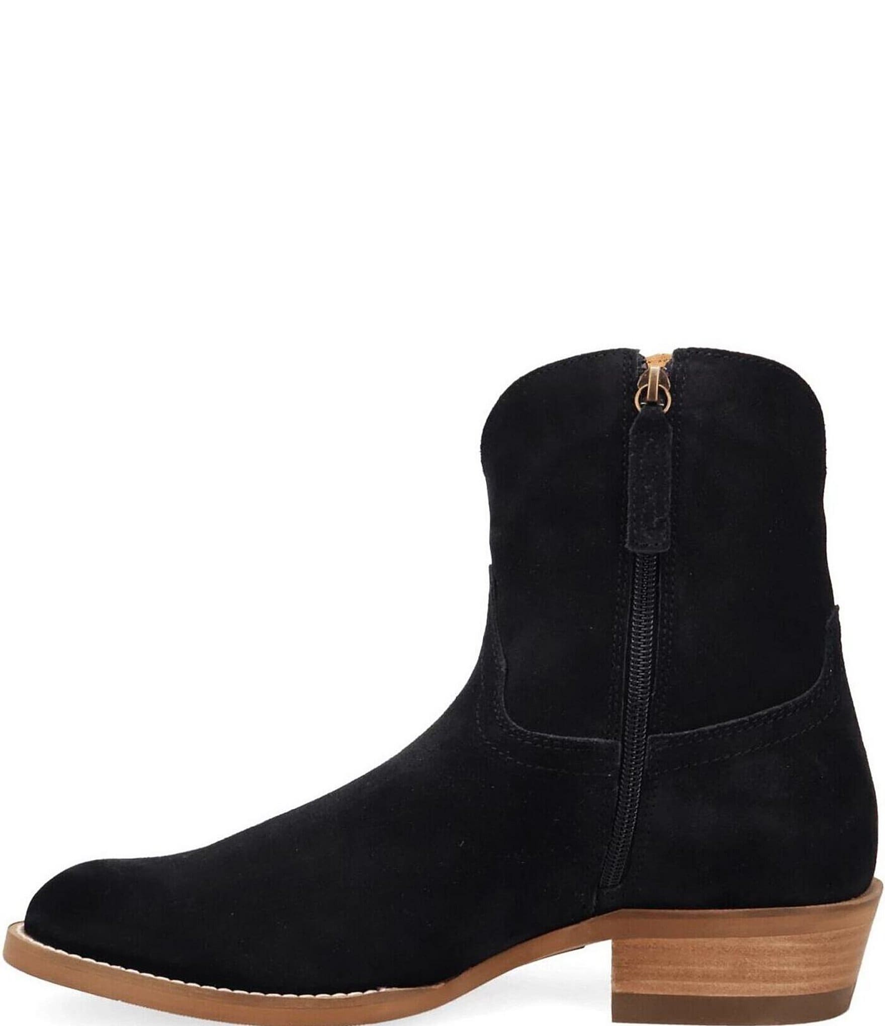 Dingo Men's Night Shift Suede Western Zip Ankle Boots