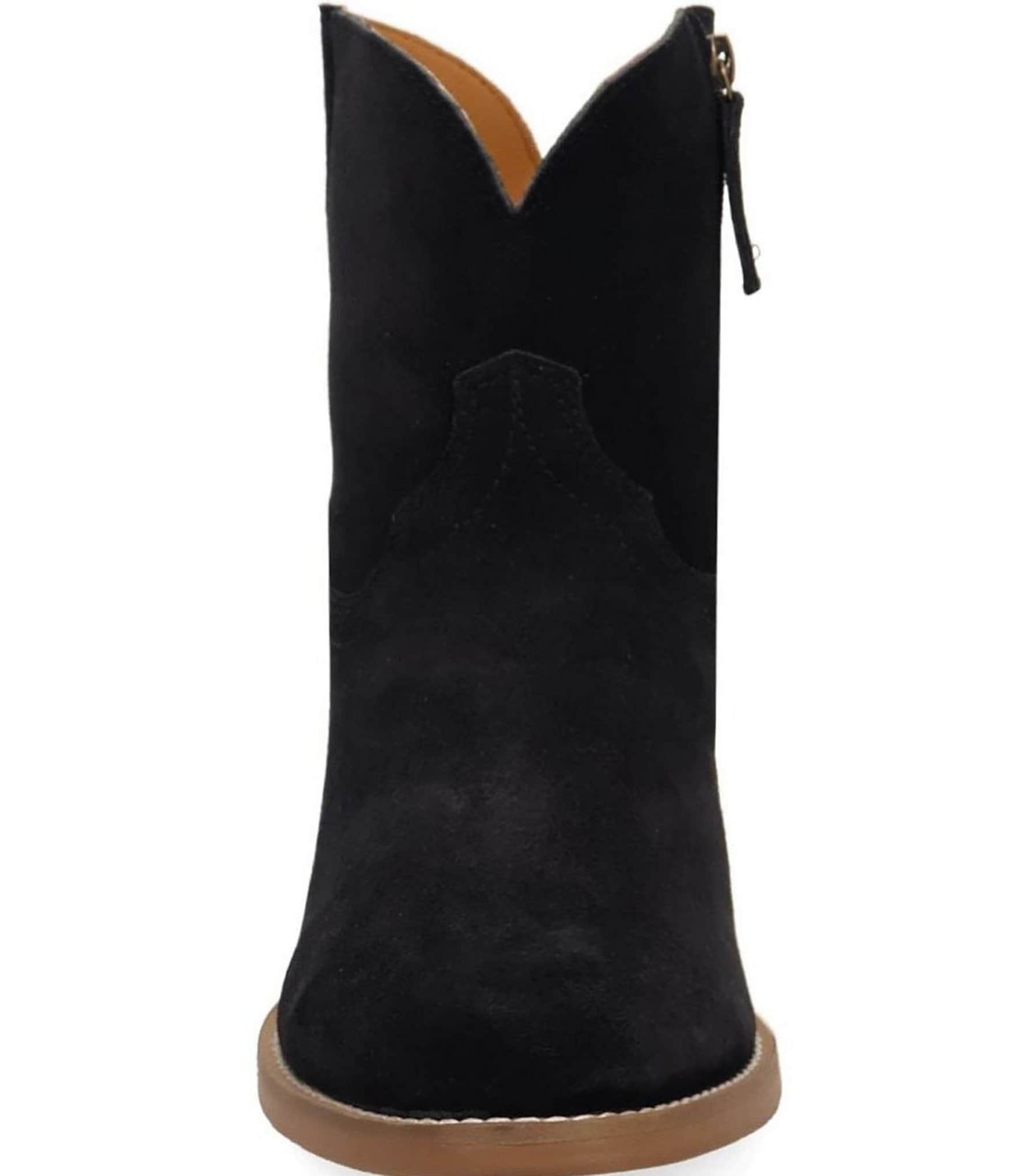 Dingo Men's Night Shift Suede Western Zip Ankle Boots