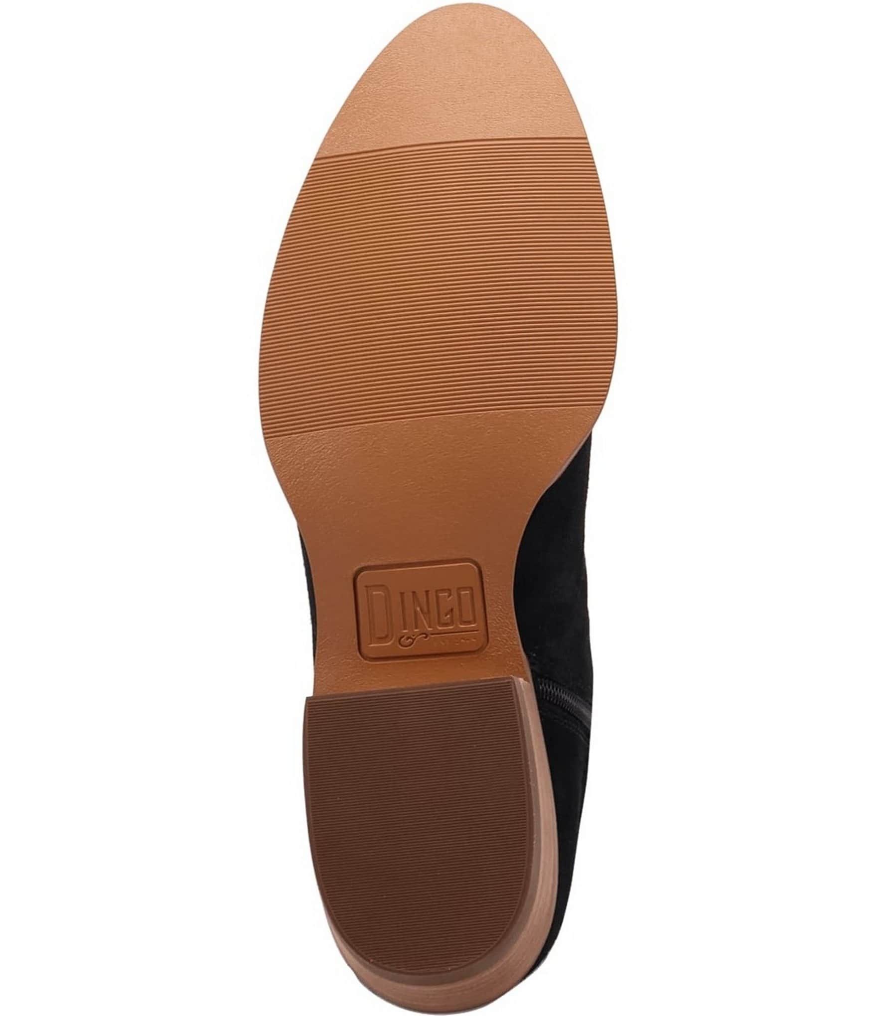 Dingo Men's Night Shift Suede Western Zip Ankle Boots