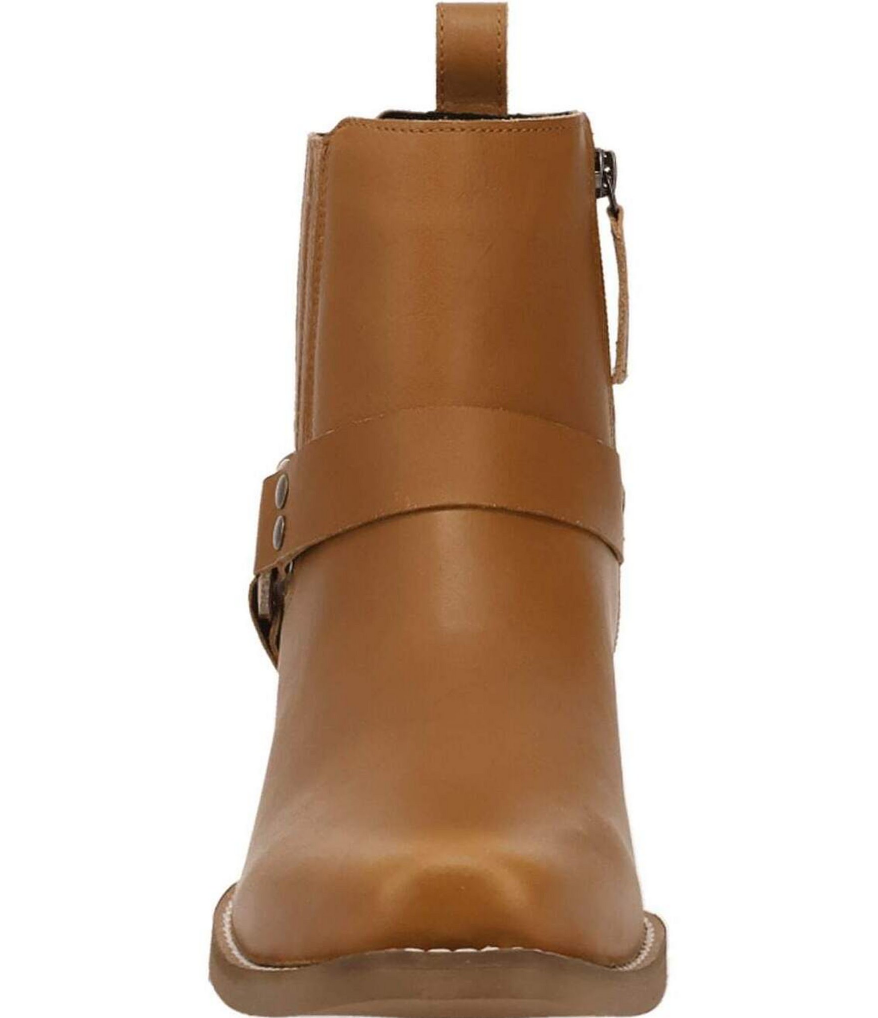 Dingo Men's Rowdy Leather O-Ring Harness Snip Toe Ankle Boots