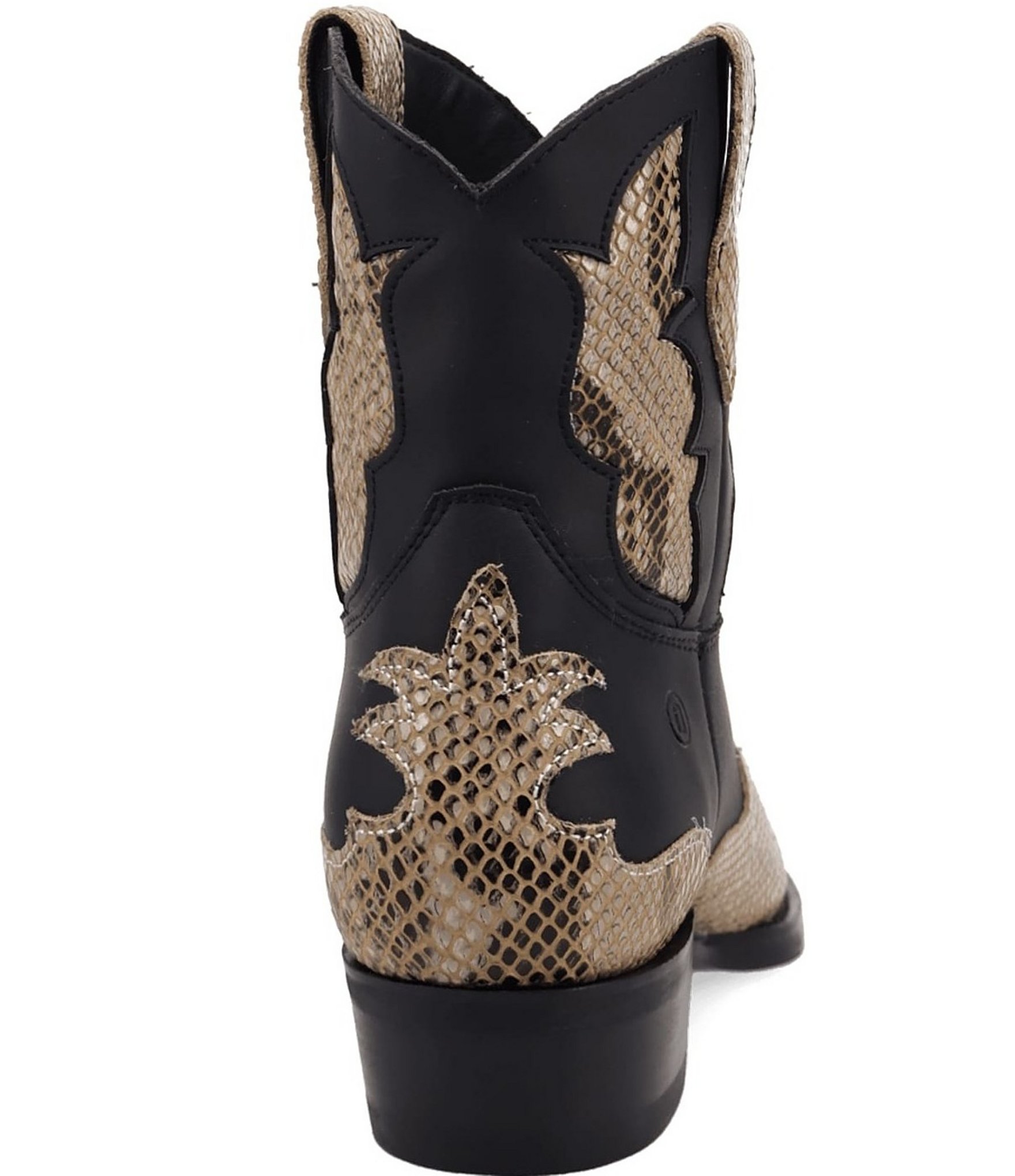 Dingo Men's Serpico Snake Embossed Leather Western Booties