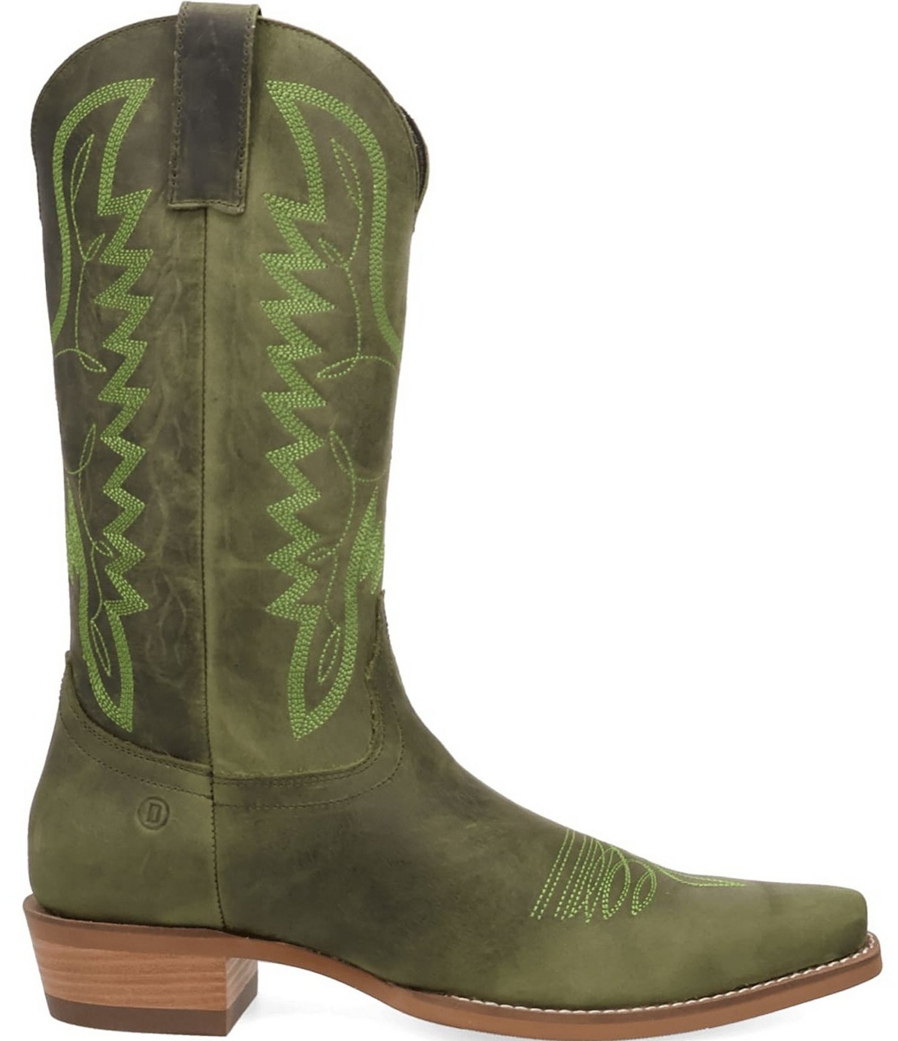 Dingo Men's Workhorse Leather Snip Toe Western Boots