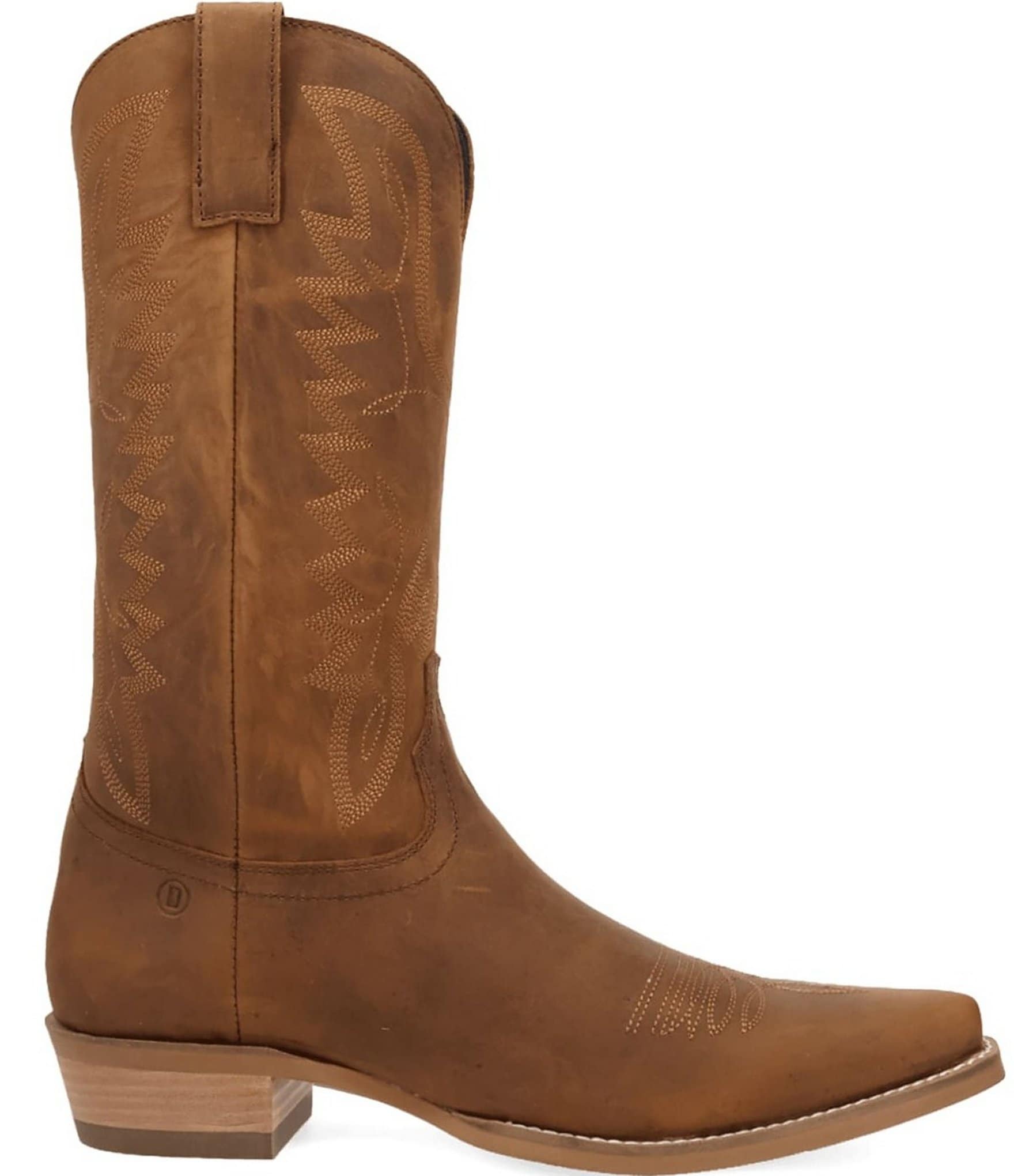 Dingo Men's Workhorse Leather Snip Toe Western Boots
