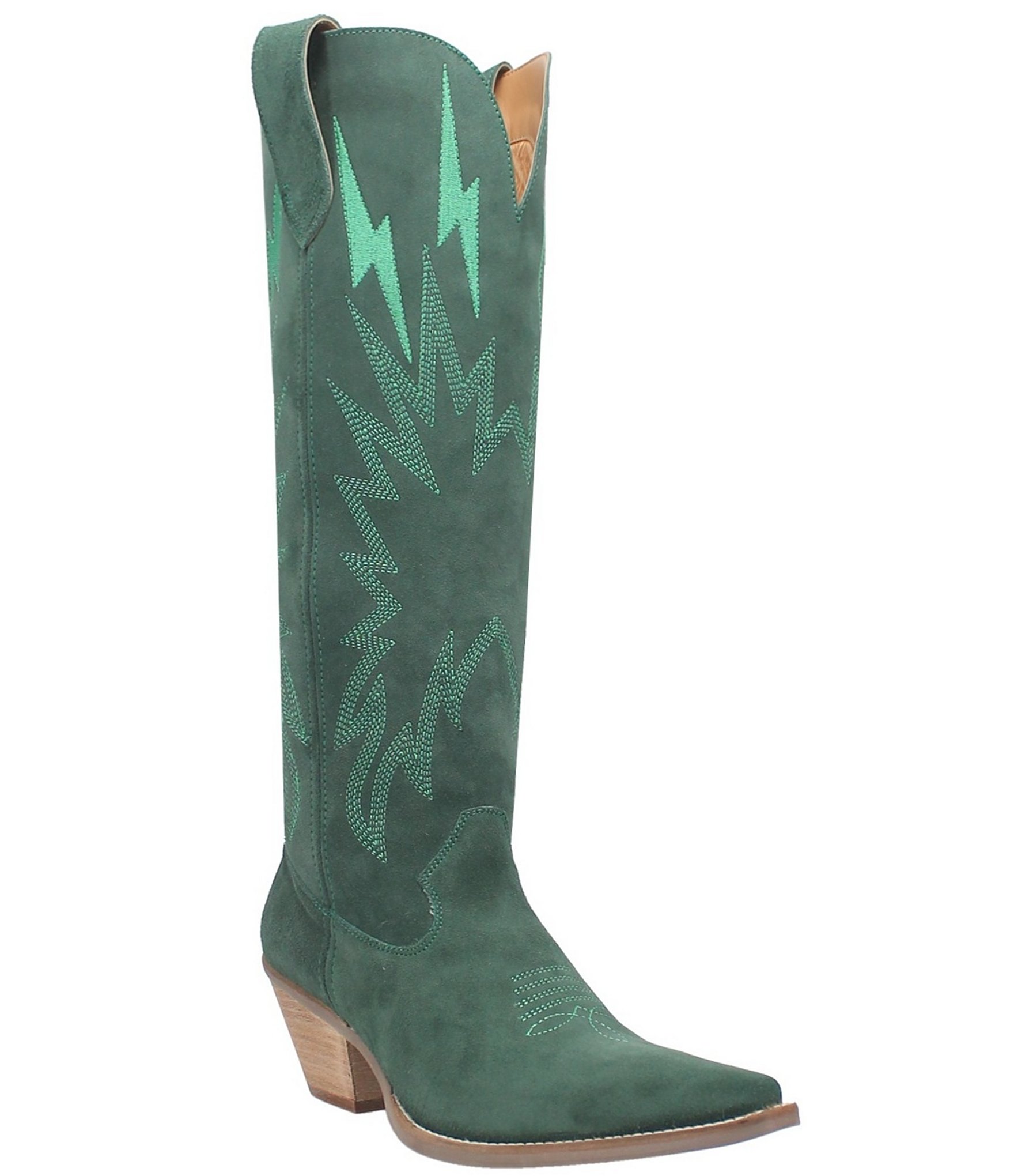 tall green boots