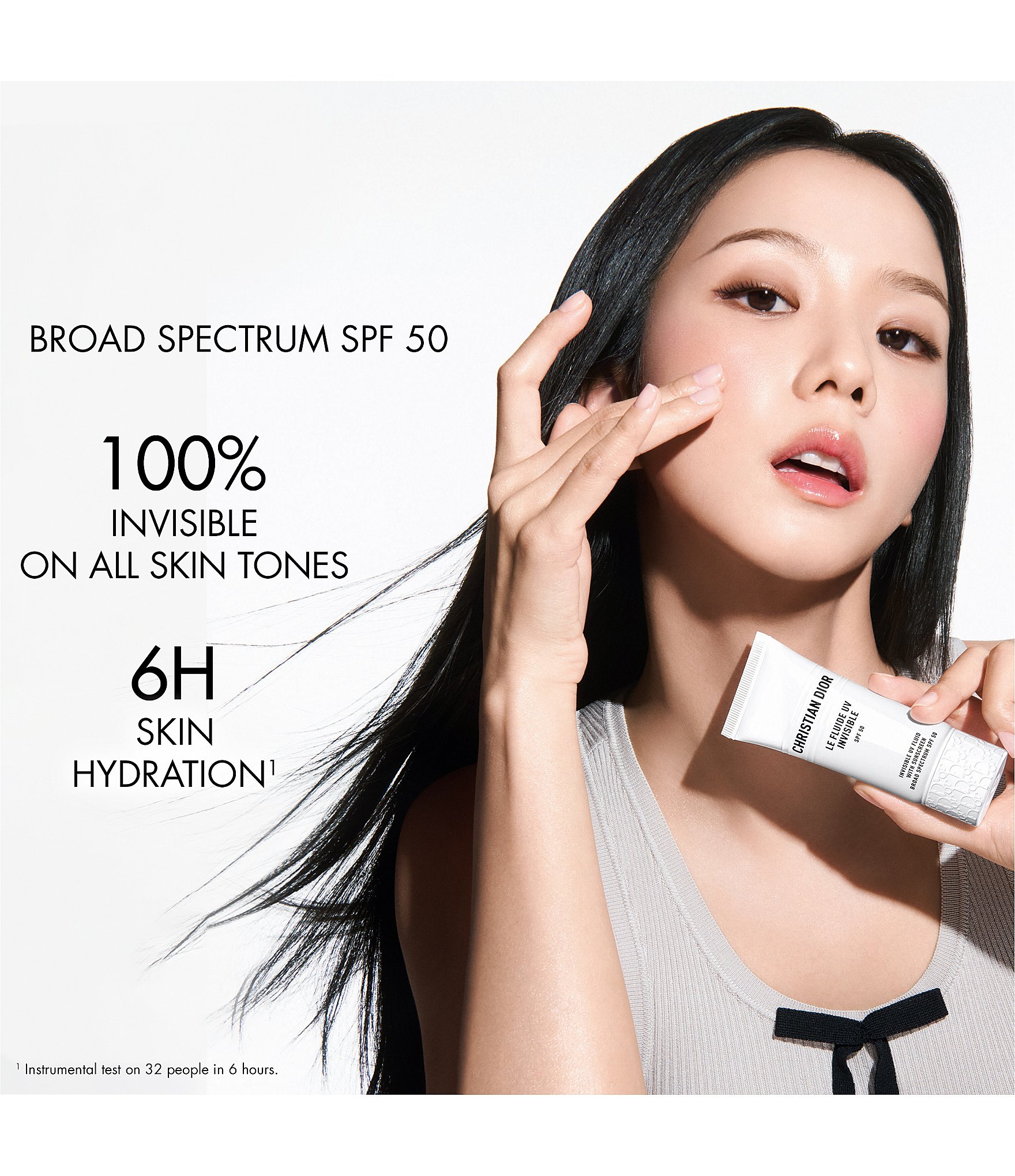 Dior Invisible UV Fluid Hydrating Face Sunscreen Broad Spectrum SPF 50