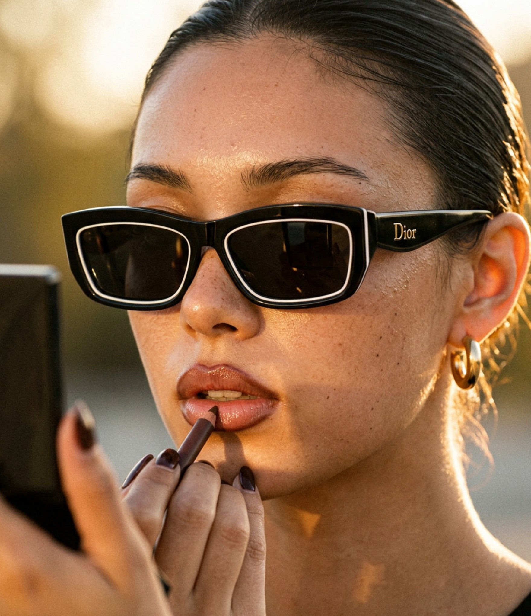 Dior Women's Dior Pop S1I 54mm Rectangular Sunglasses