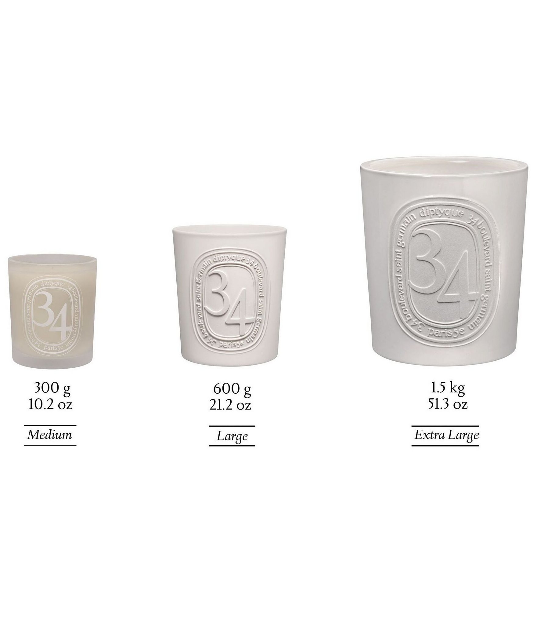 DIPTYQUE 34 Boulevard Saint-Germain Candle