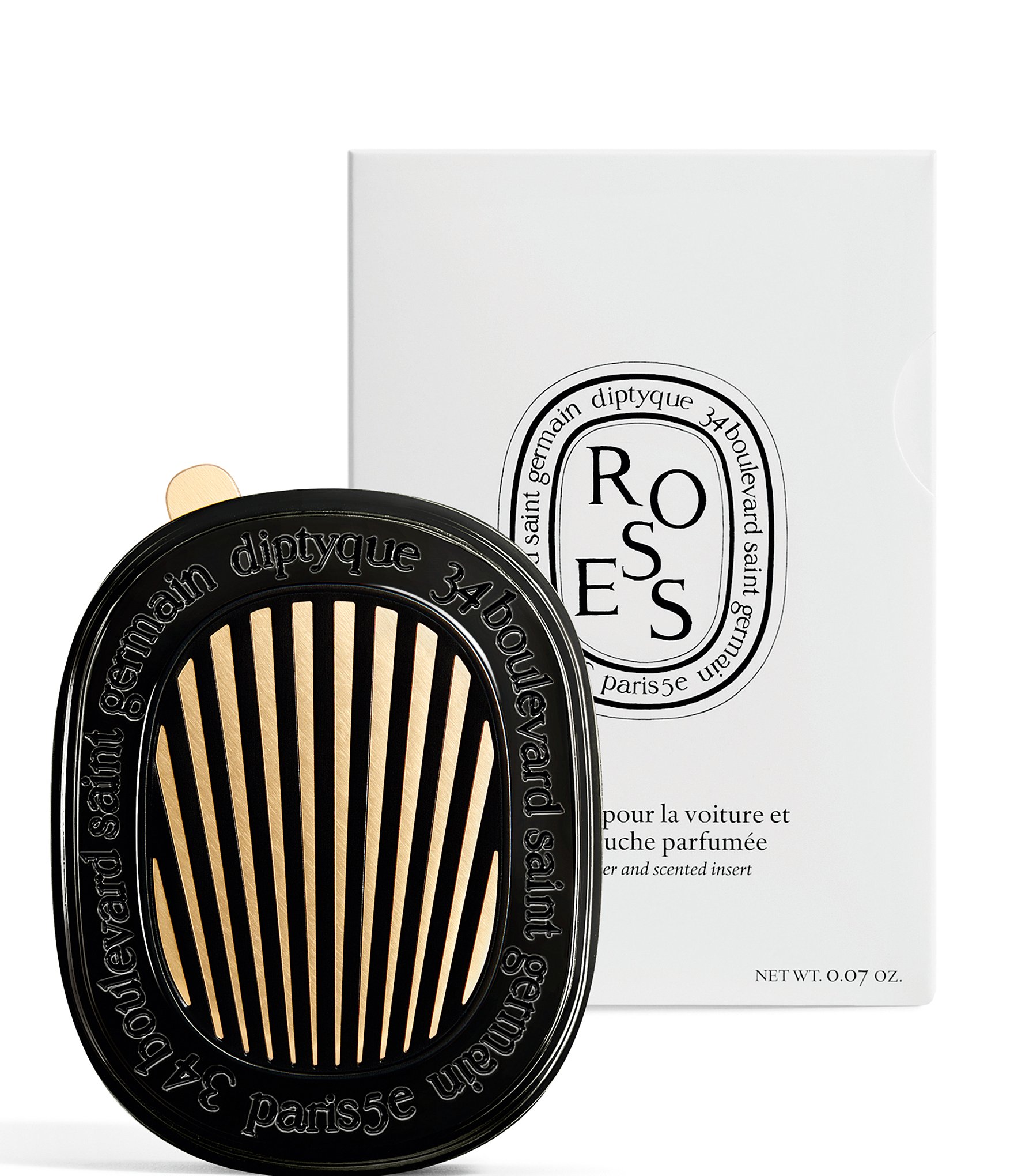 DIPTYQUE Roses Car Fragrance Diffuser and Insert Set