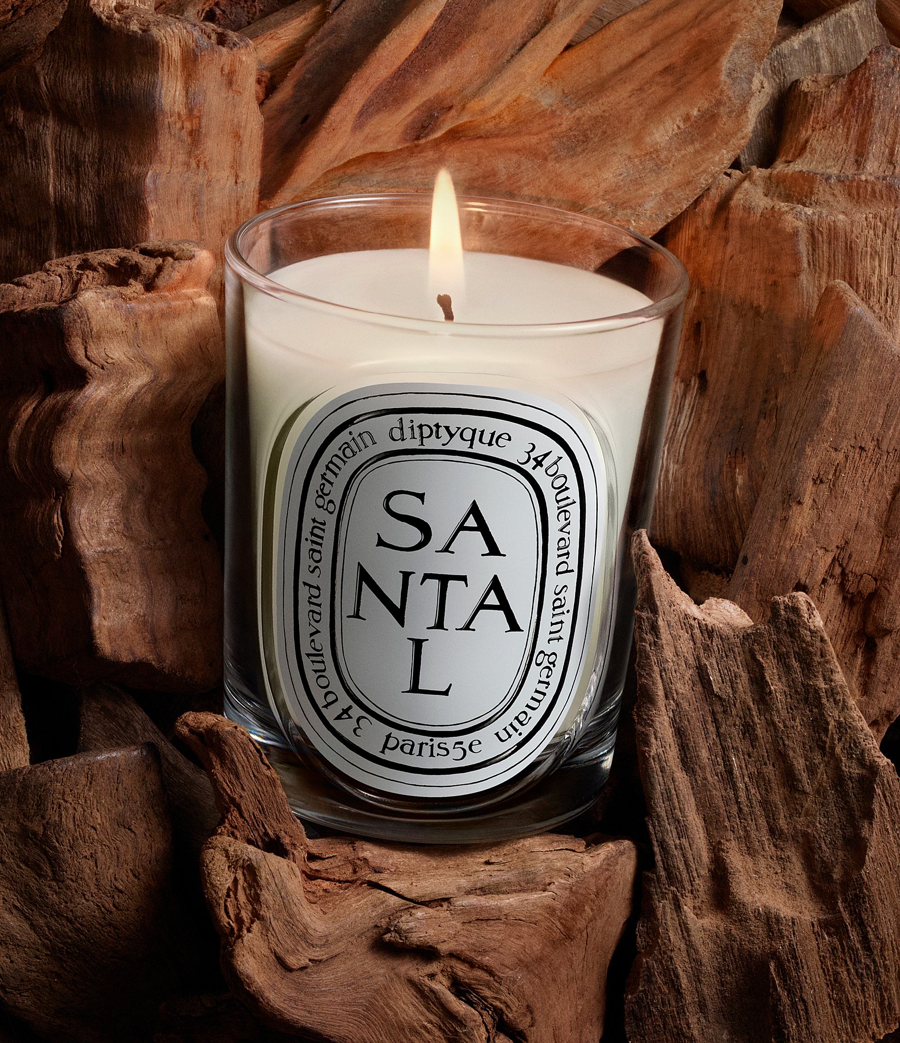 DIPTYQUE Santal (Sandalwood) Classic Candle, 6.7 oz.