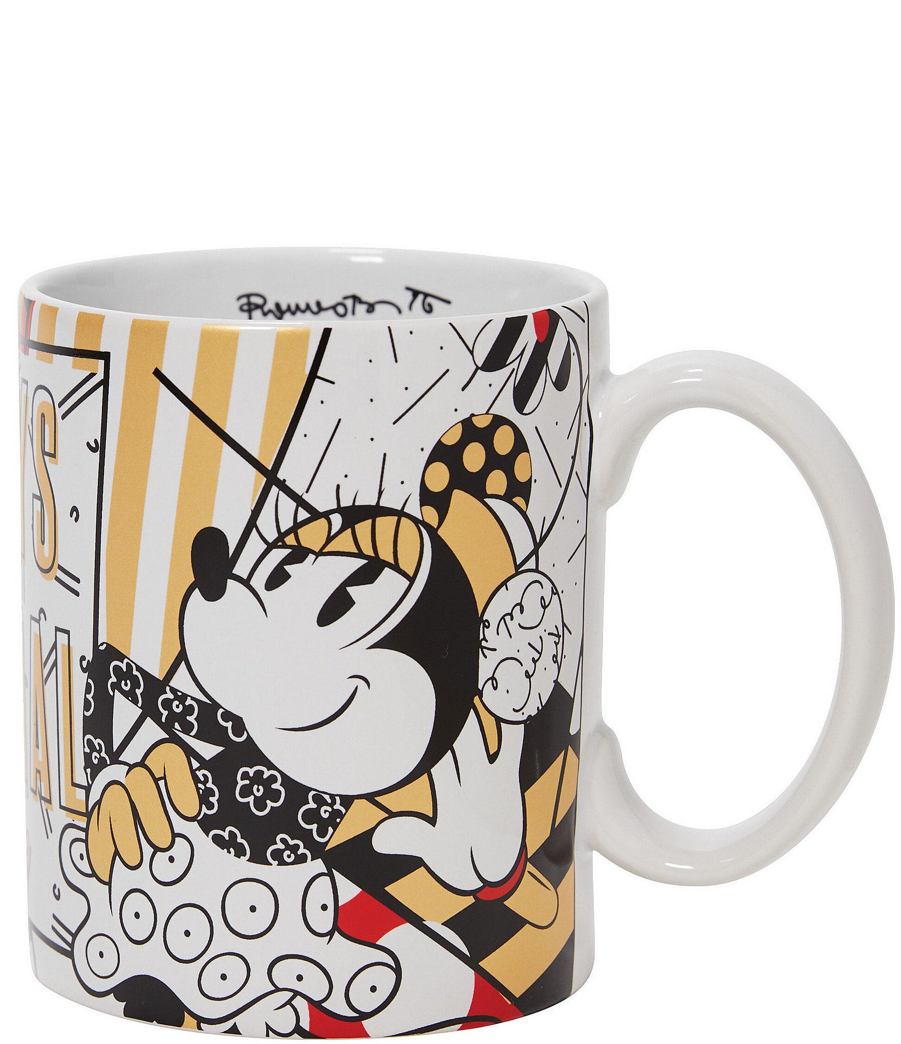 Disney By Britto Midas Mickey & Minnie Mouse Mug