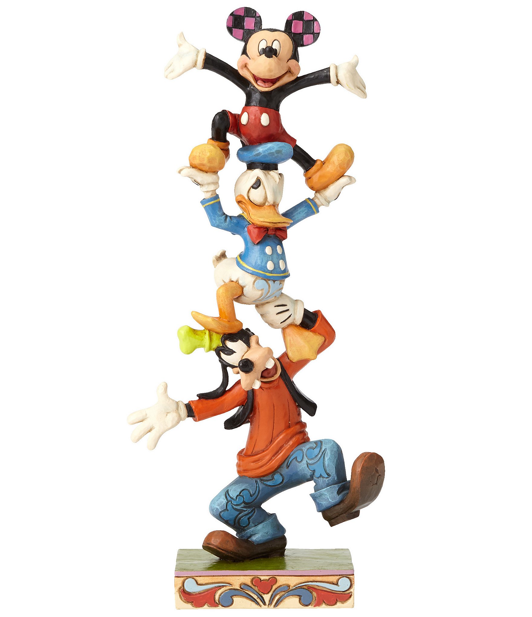 Goofy Donald Duck Mickey Mouse Jim Shore Disney Tradition 