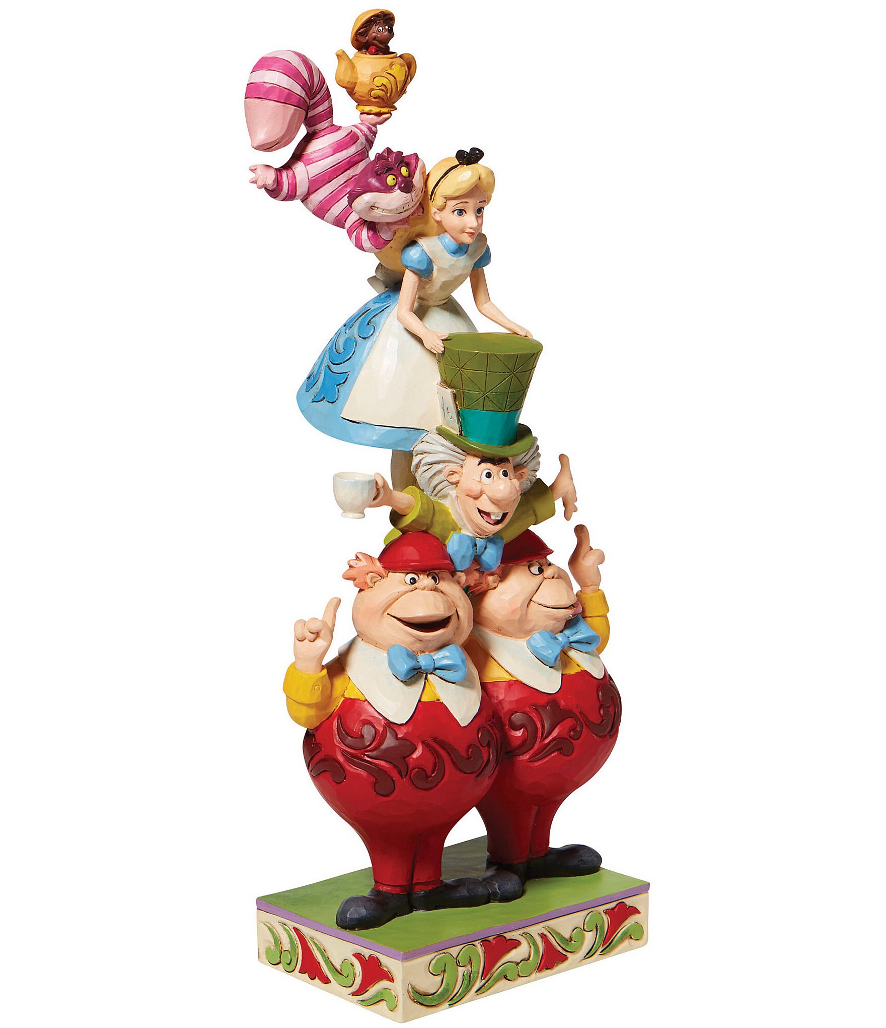 https://dimg.dillards.com/is/image/DillardsZoom/zoom/disney-traditions-collection-by-jim-shore-were-all-mad-here---alice-in-wonderland-stacked-figurine/00000000_zi_20384510.jpg