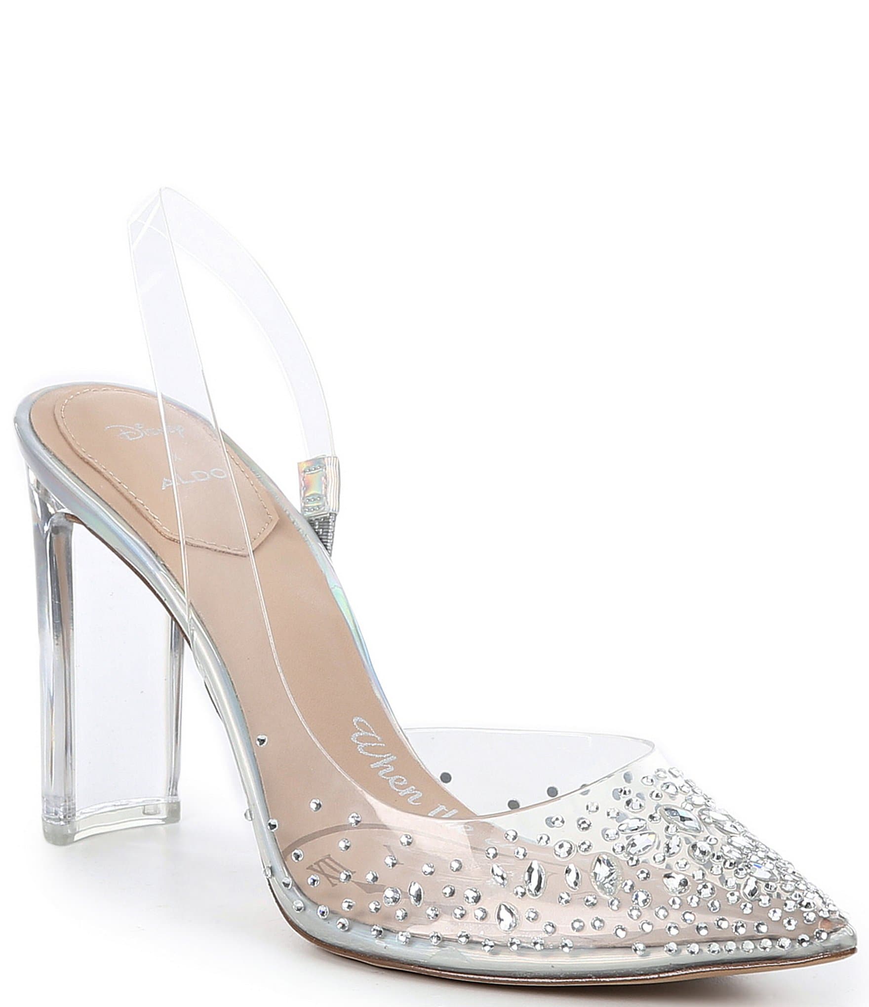 Elegant Disney x ALDO Glass Slipper Heels